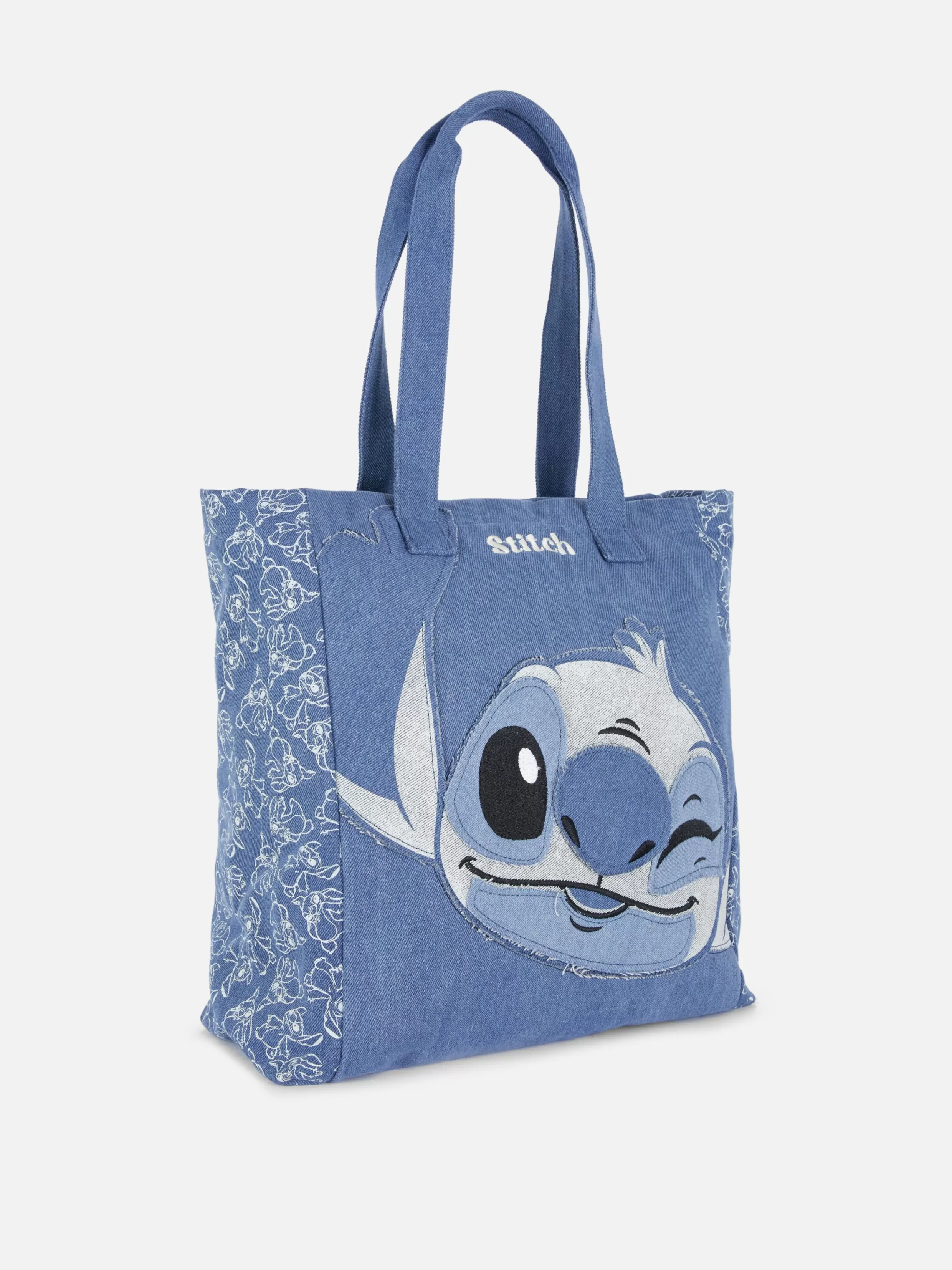 New Disney’s Lilo And Stitch Denim Shopper Travel Accessories