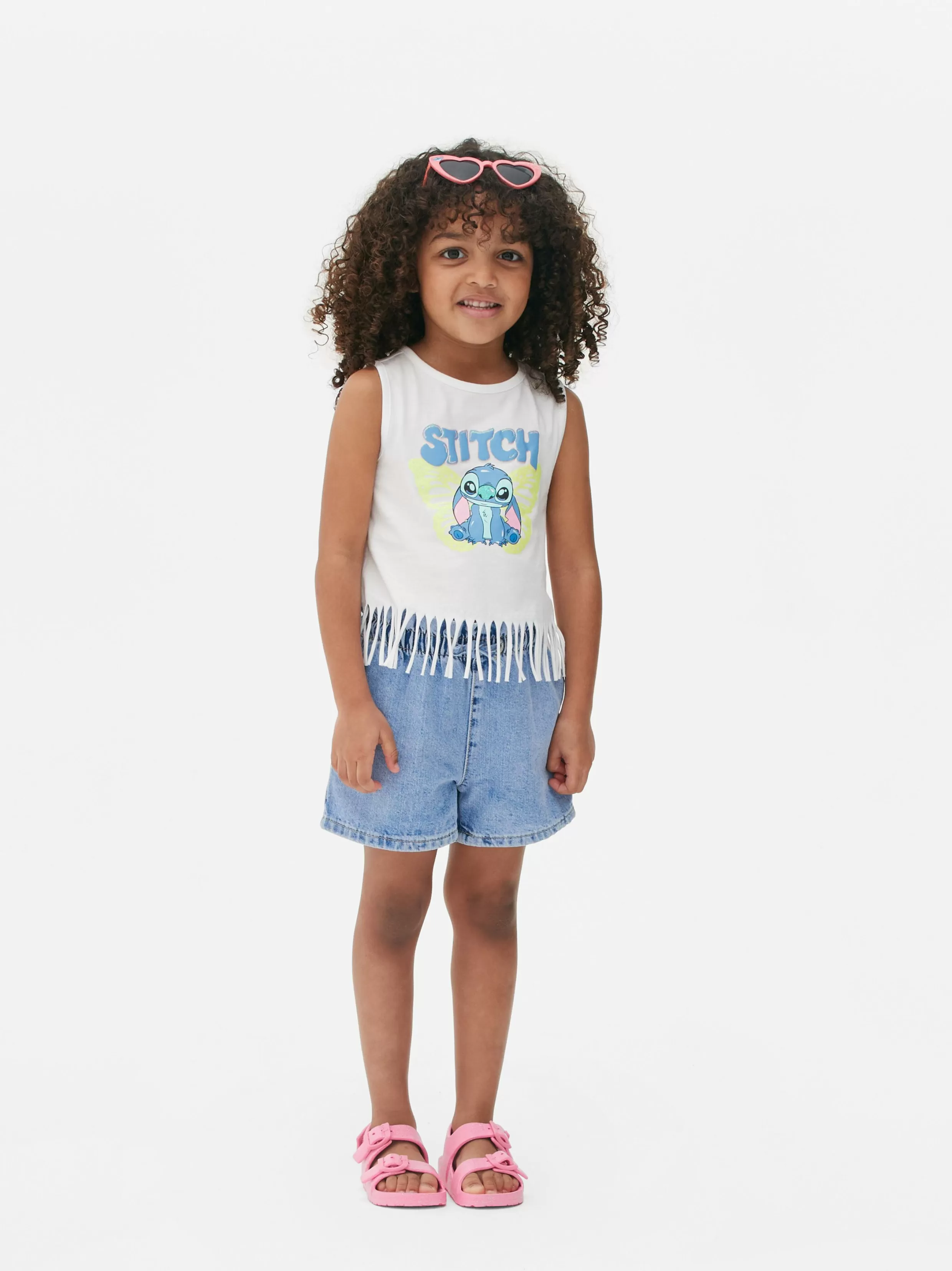 Cheap Disney’s Lilo And Stitch Fringed T-Shirt Kids Tops And T-Shirts