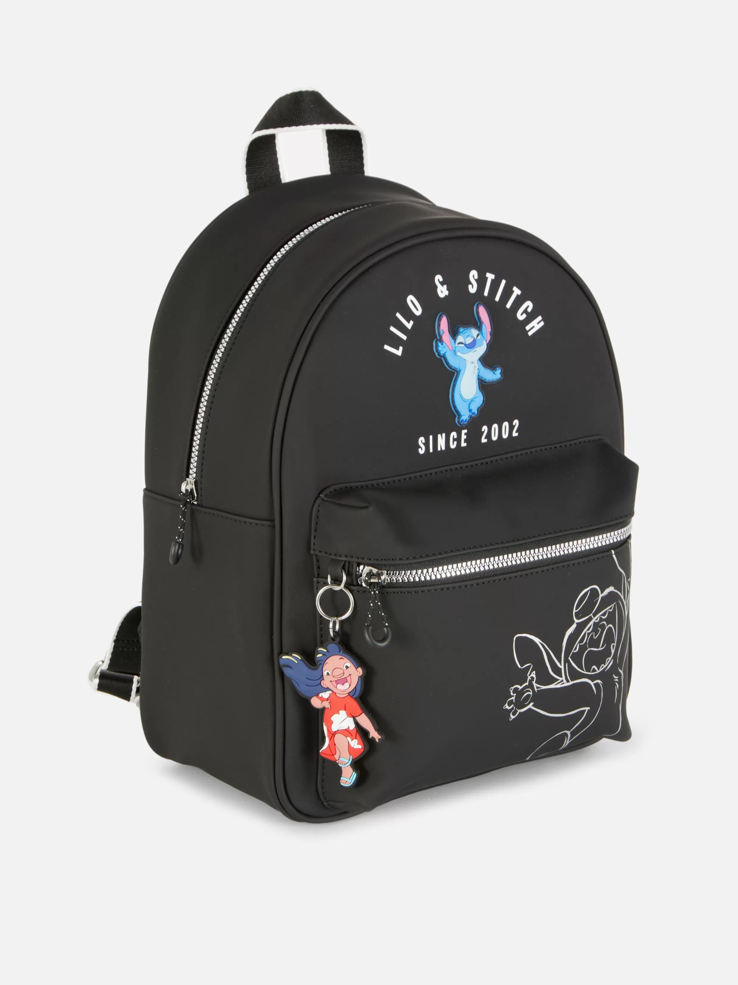 Hot Disney’s Lilo And Stitch Front Pocket Backpack Women Bags And Purses