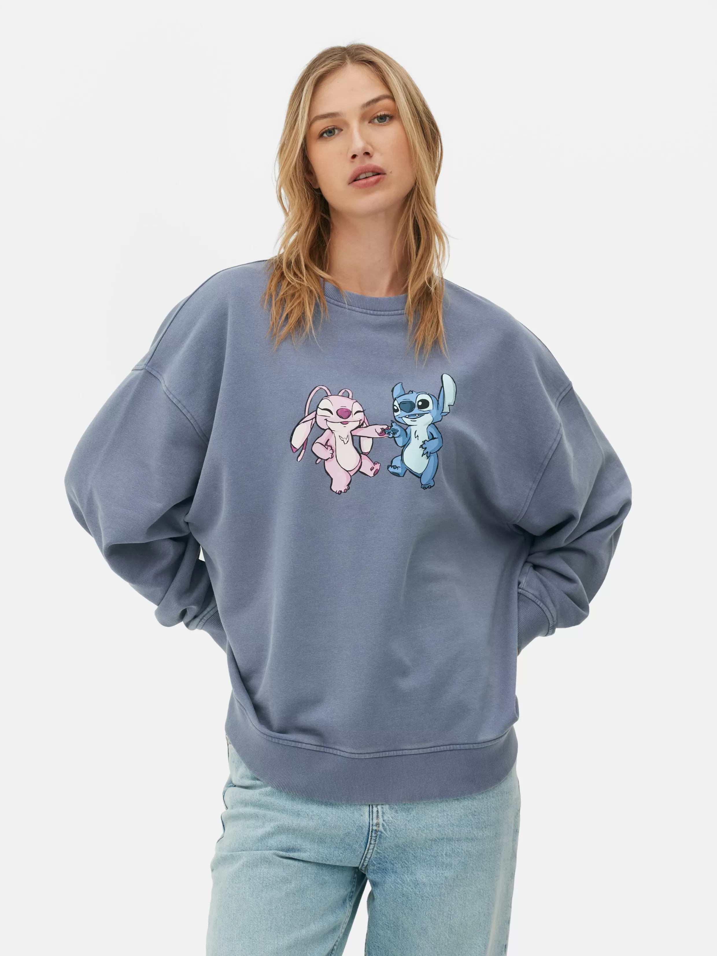 Cheap Disney’s Lilo And Stitch Oversized Sweatshirt Women Hoodies And Sweatshirts