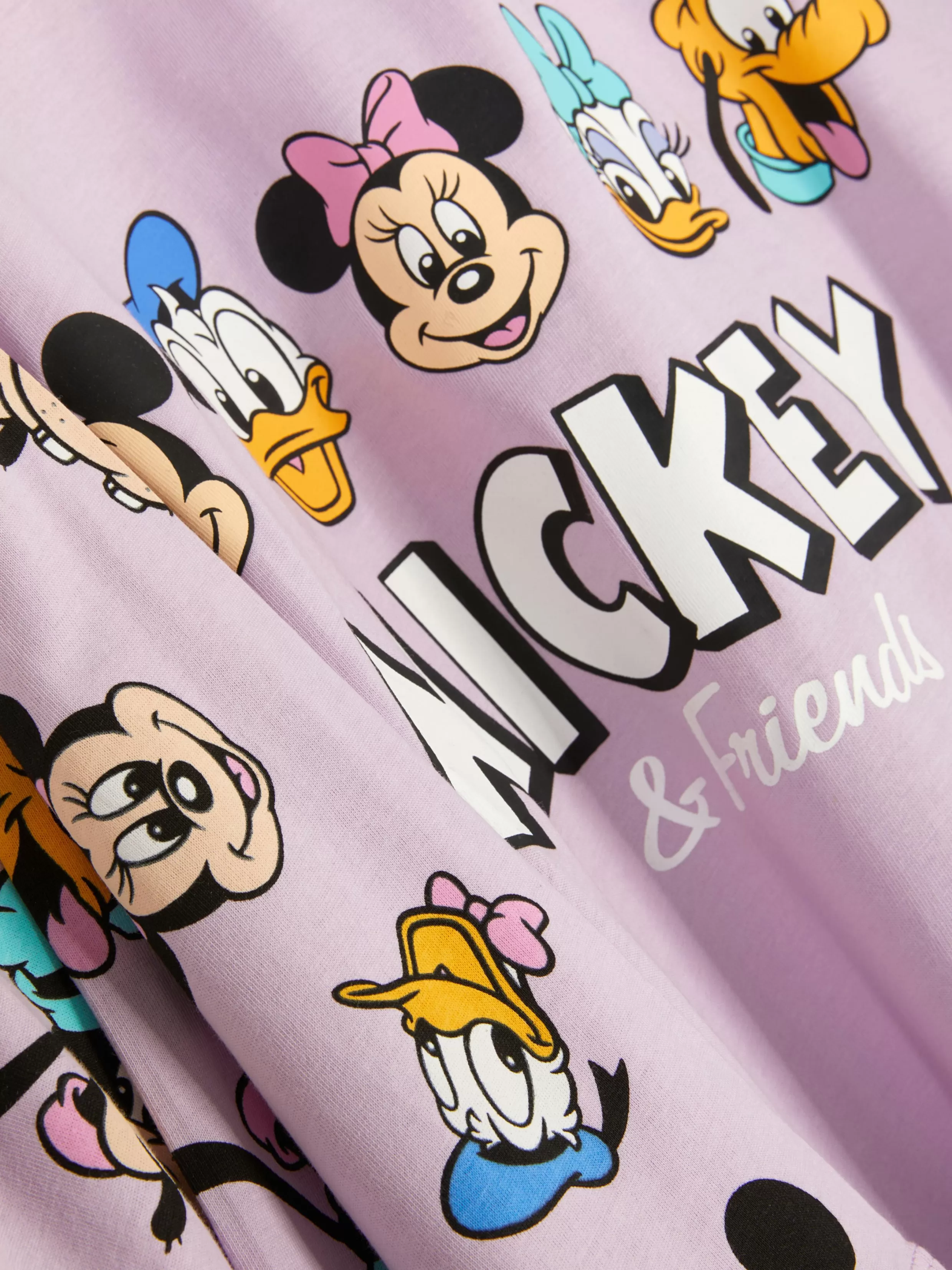 Hot Disney’s Mickey Mouse And Friends T-shirt And Shorts Pajamas Women Pajama Sets