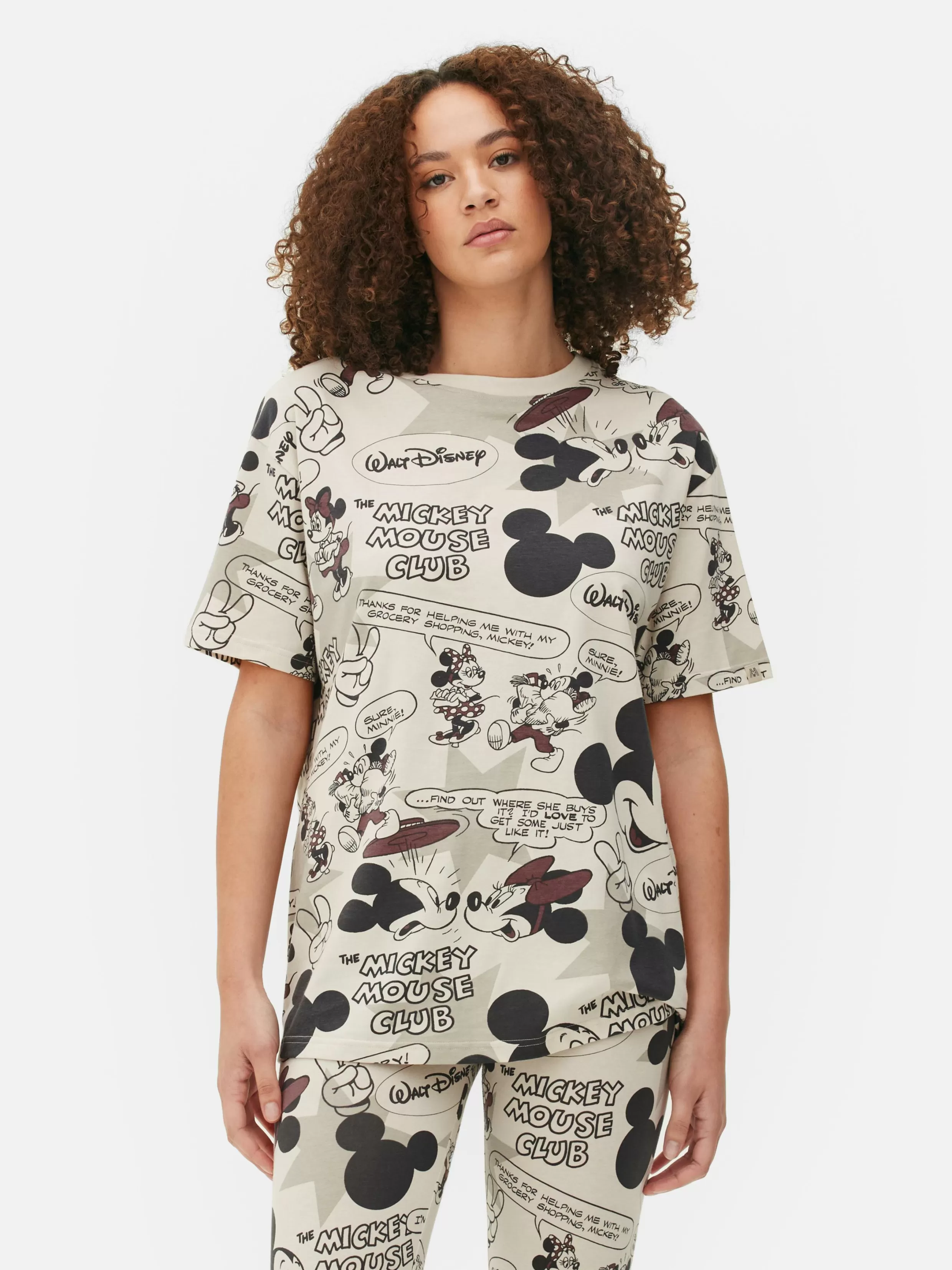 Flash Sale Disney’s Mickey Mouse Printed Pajama Top Women Pajama Tops