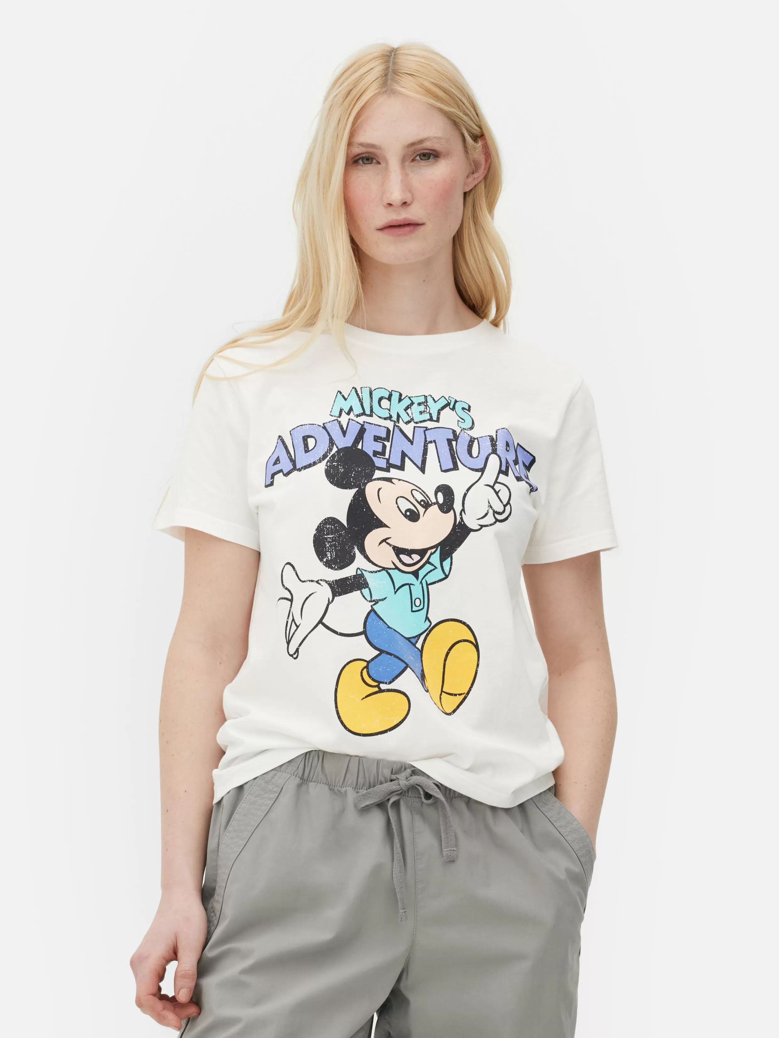 Best Disney’s Mickey Mouse Printed T-Shirt Women Tops And T-Shirts