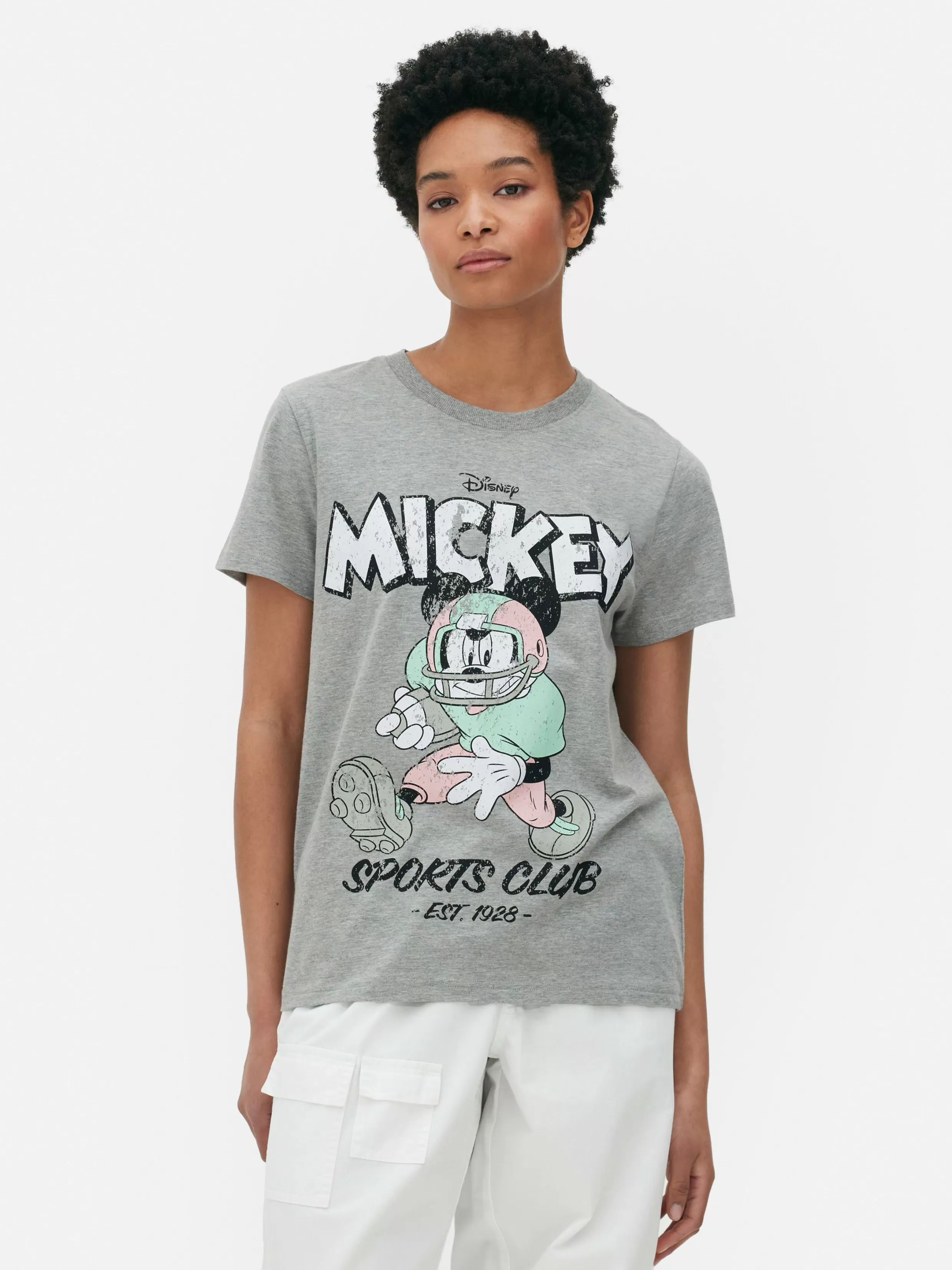 Cheap Disney’s Mickey Mouse Sports Club T-Shirt Women Tops And T-Shirts