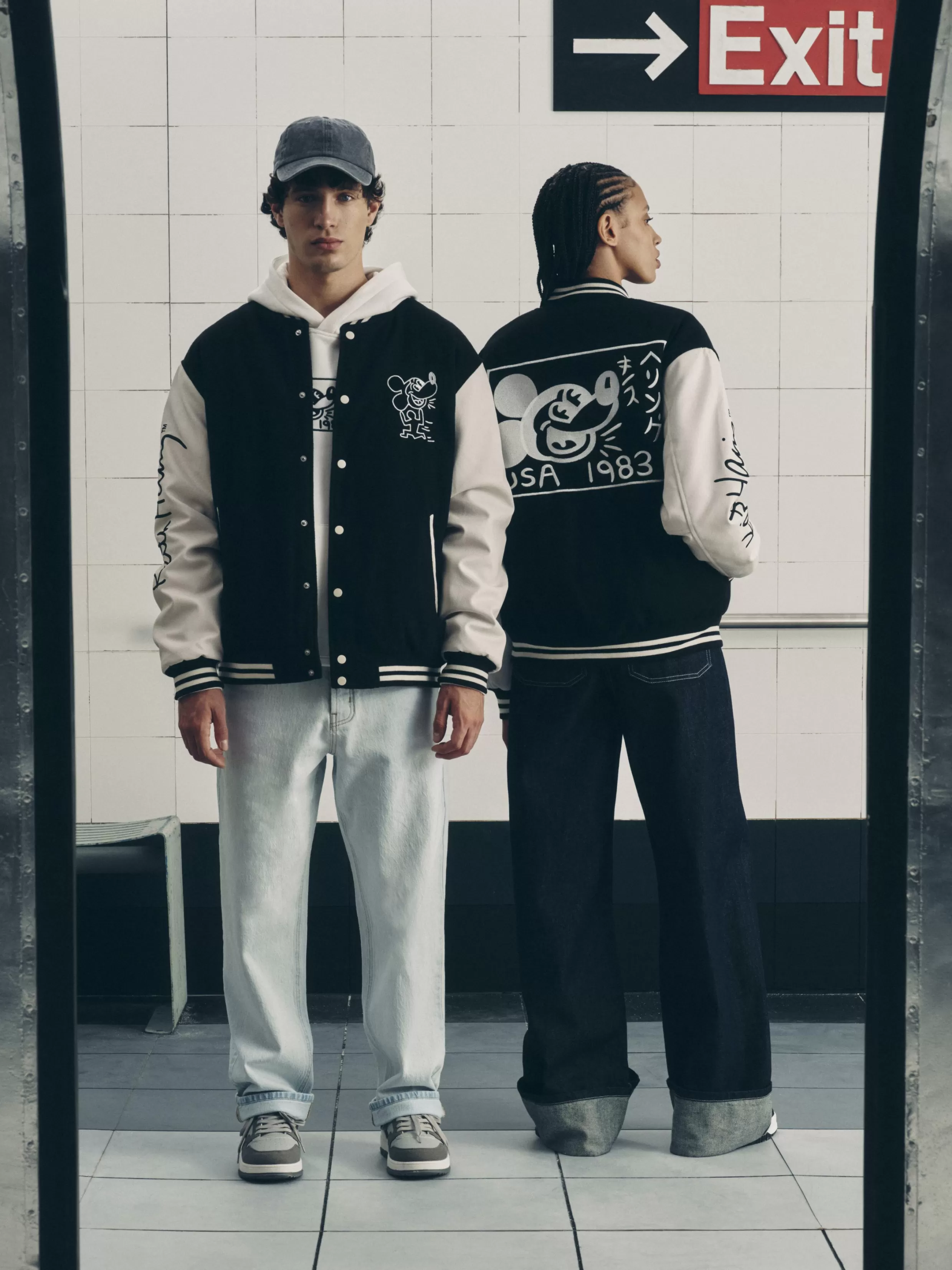 Online Disney’s Mickey Mouse X Keith Haring Varsity Jacket Coats And Jackets