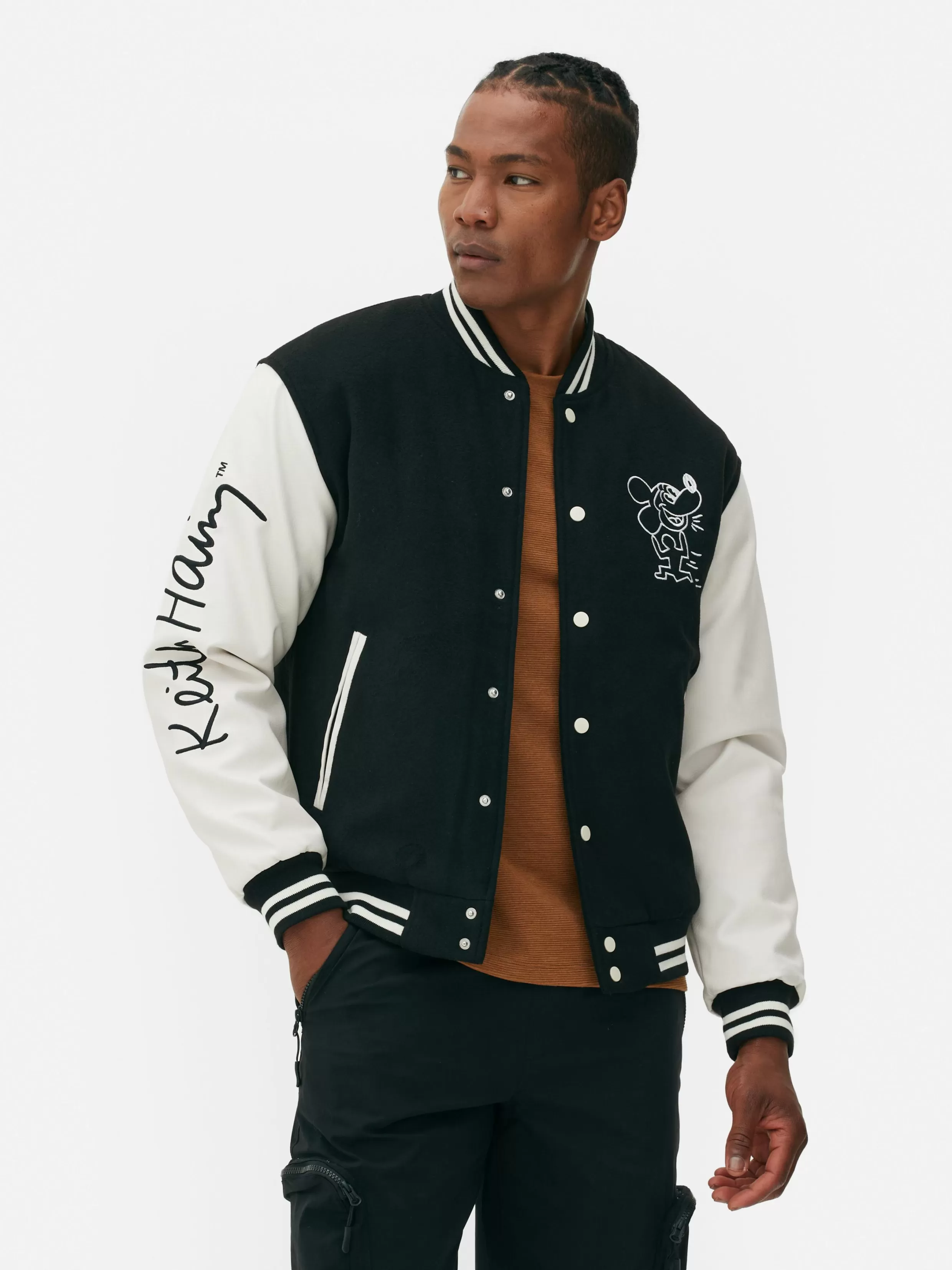 Online Disney’s Mickey Mouse X Keith Haring Varsity Jacket Coats And Jackets