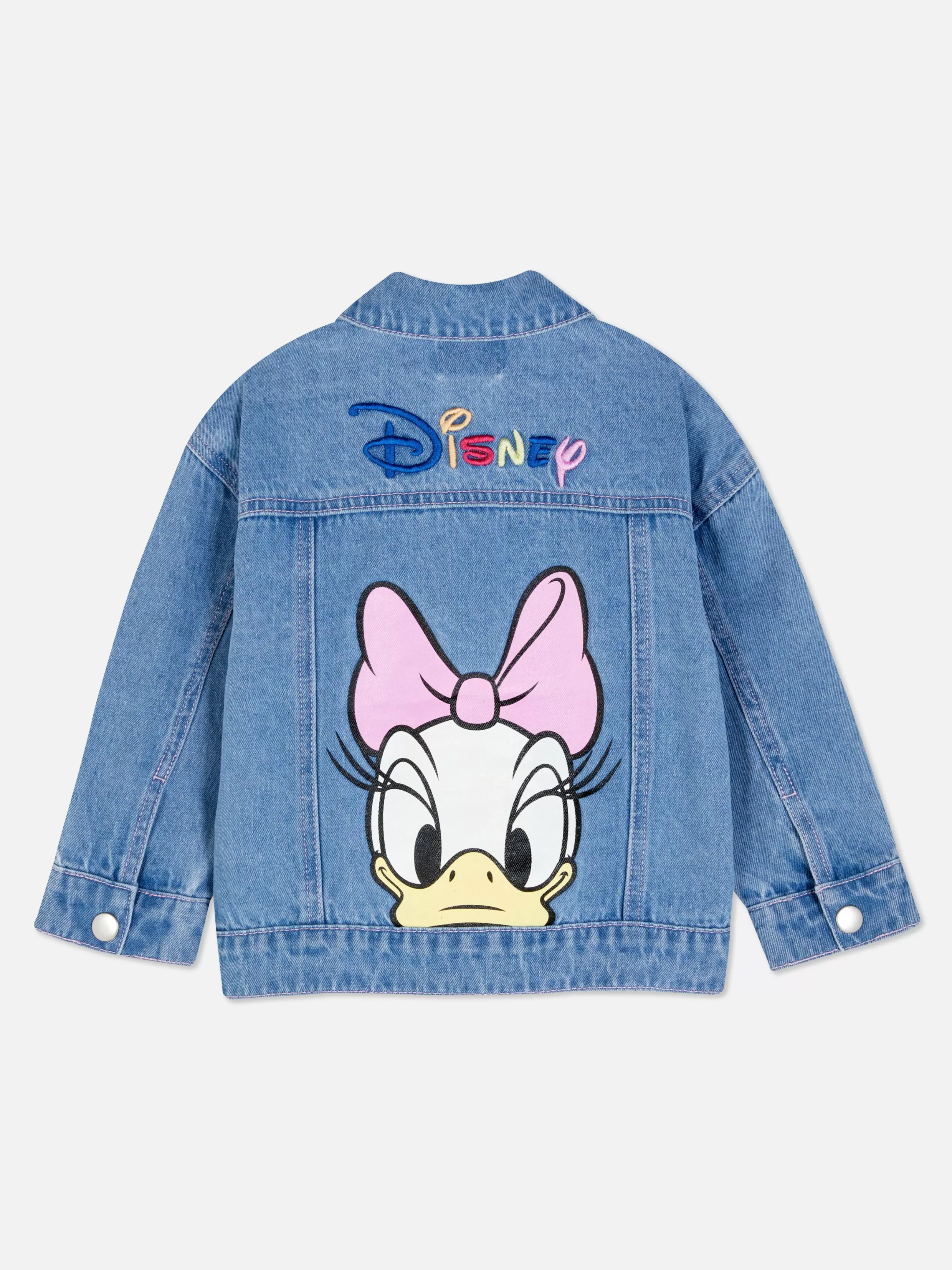 Shop Disney's Minnie Mouse & Friends Double Pouch Denim Jacket Kids Coats And Jackets