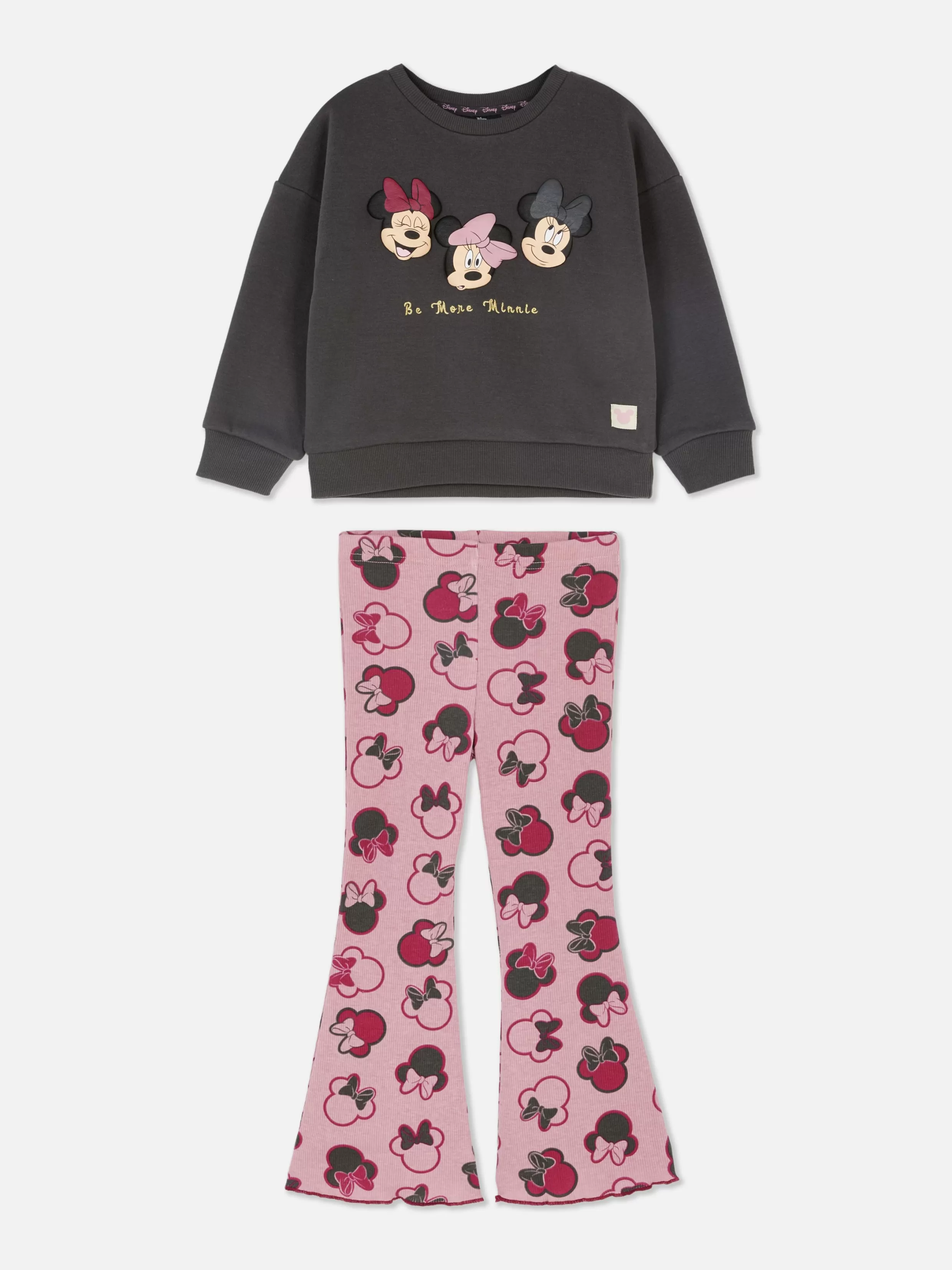 Clearance Disney’s Minnie Mouse Crew Neck And Leggings Set Kids Sets And Outfits