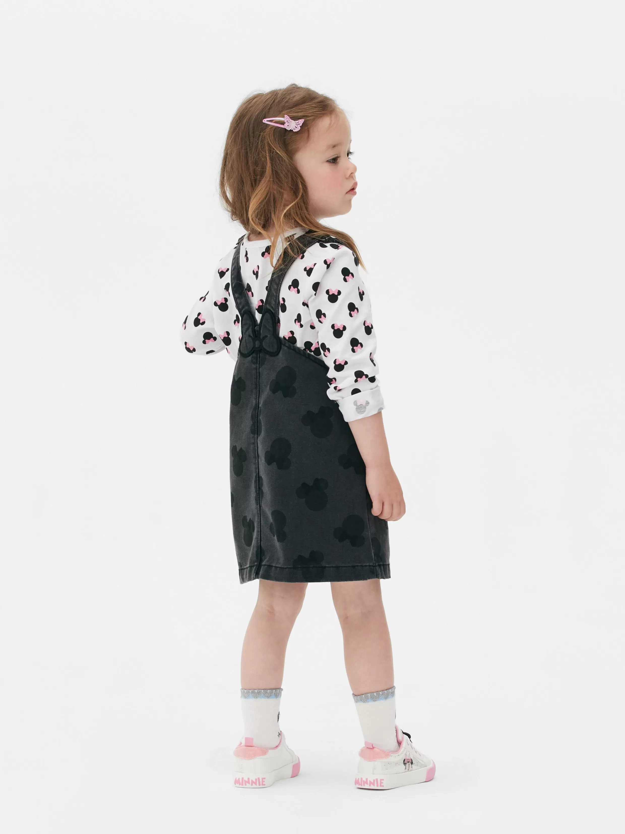 Outlet Disney’s Minnie Mouse Overall Dress Set Kids Dresses | Sets And Outfits