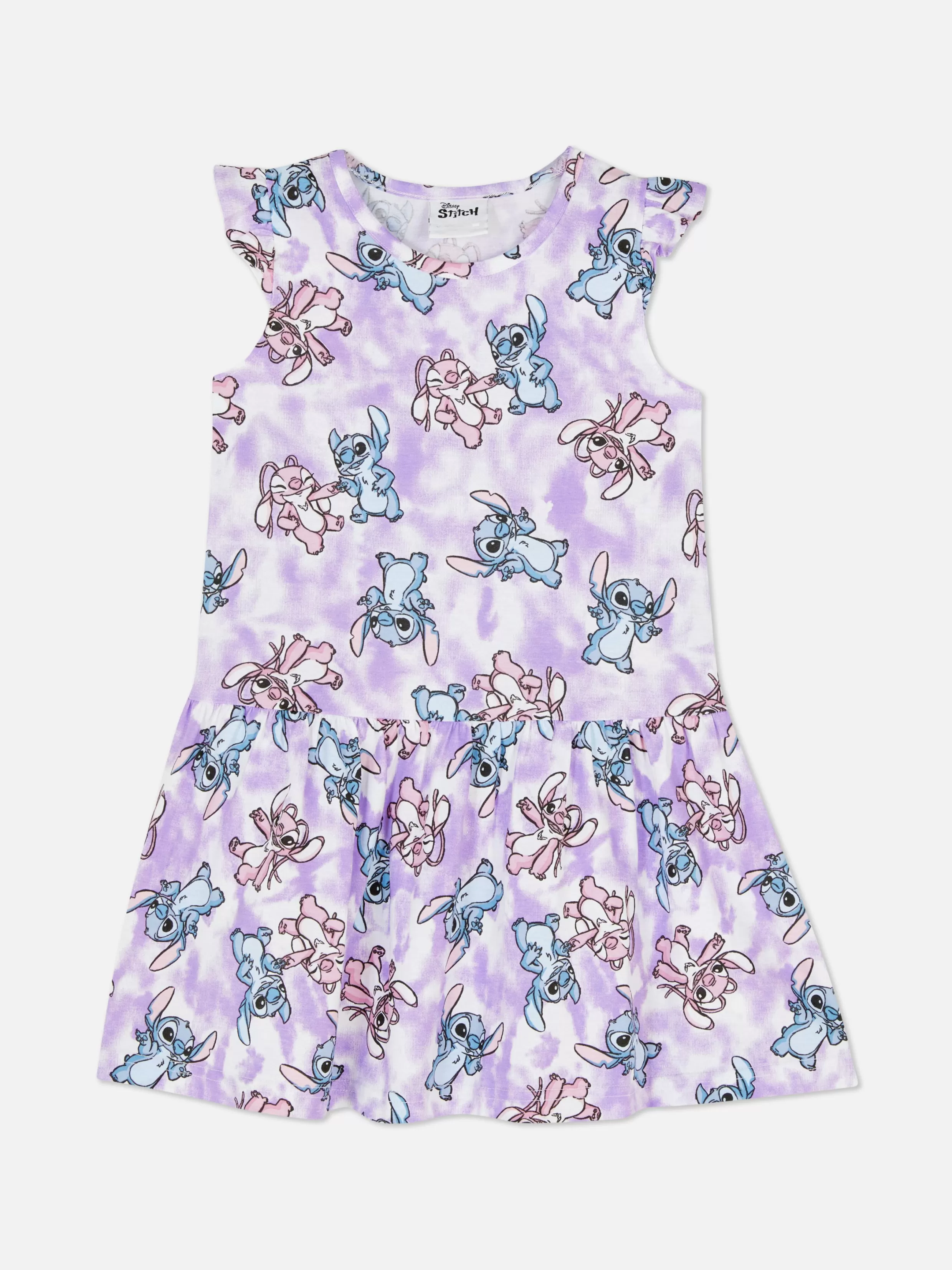 Cheap Disney’s Stitch And Angel Cap Sleeve Dress Kids Dresses