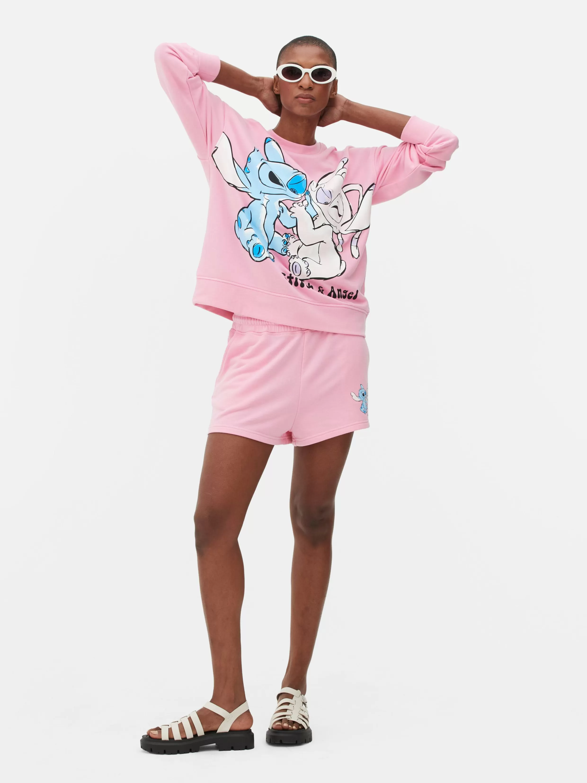 New Disney’s Stitch And Angel Sweatshirt Women Hoodies And Sweatshirts