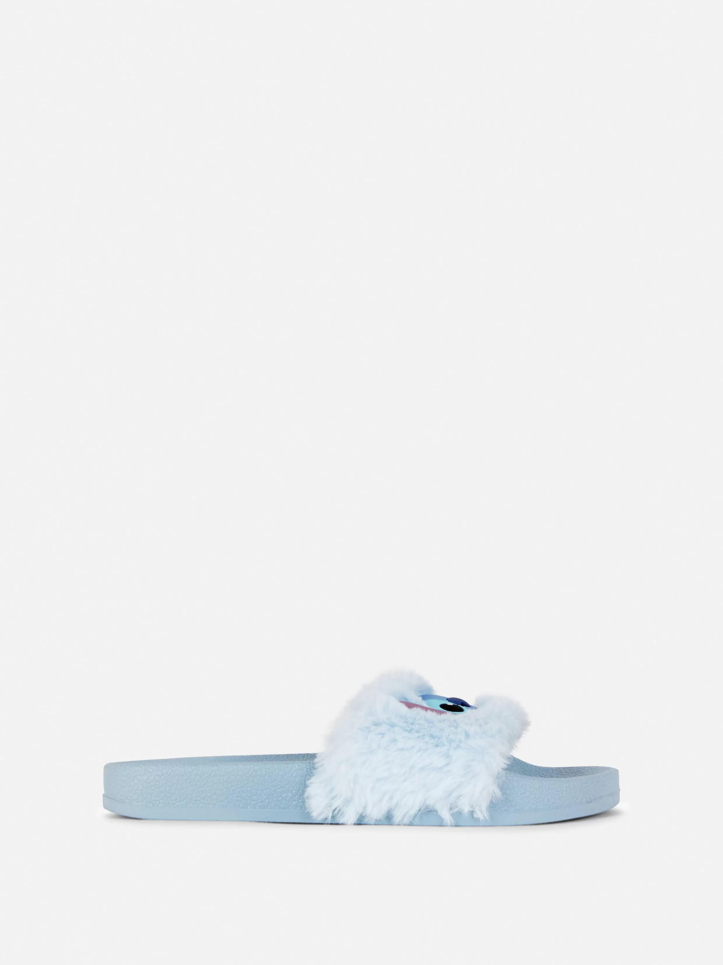 Outlet Disney’s Stitch Faux Fur Pool Slides Kids Sandals And Flip Flops