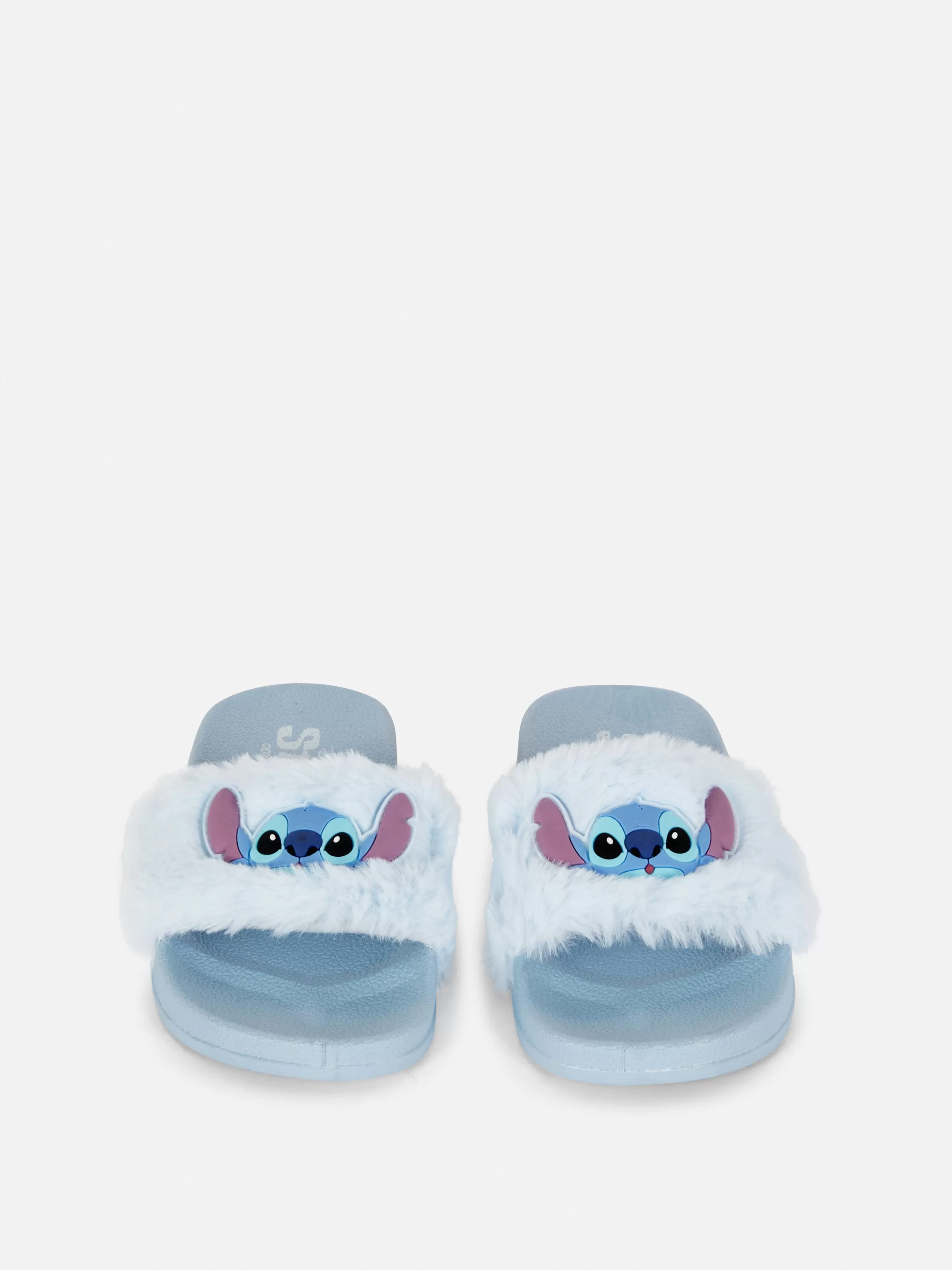 Outlet Disney’s Stitch Faux Fur Pool Slides Kids Sandals And Flip Flops