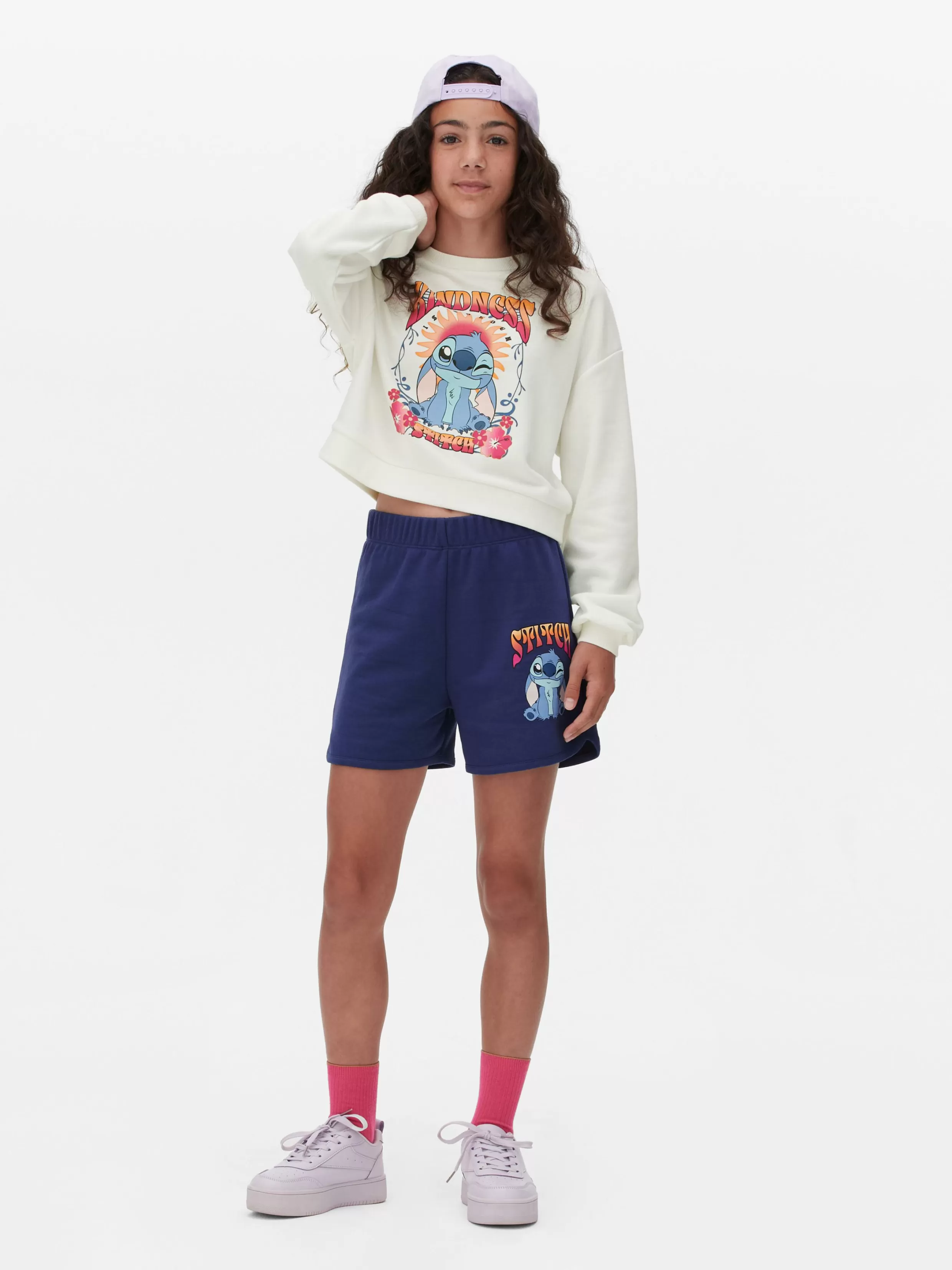 Outlet Disney’s Stitch Sweatshirt And Shorts Set Kids Hoodies And Sweatshirts | Sets And Outfits