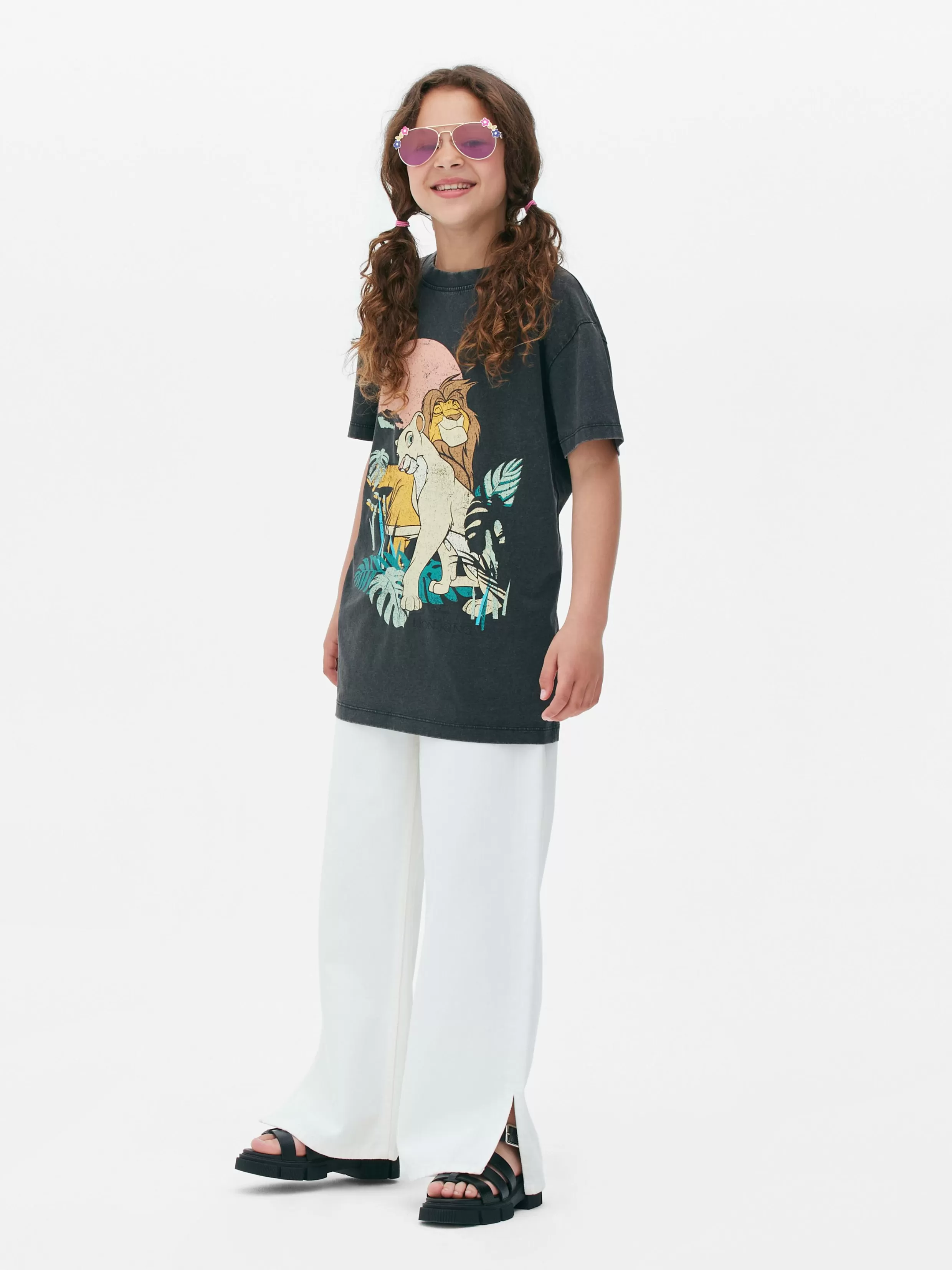 Shop Disney’s The Lion King 30th Anniversary Acid Wash Tee Kids Tops And T-Shirts