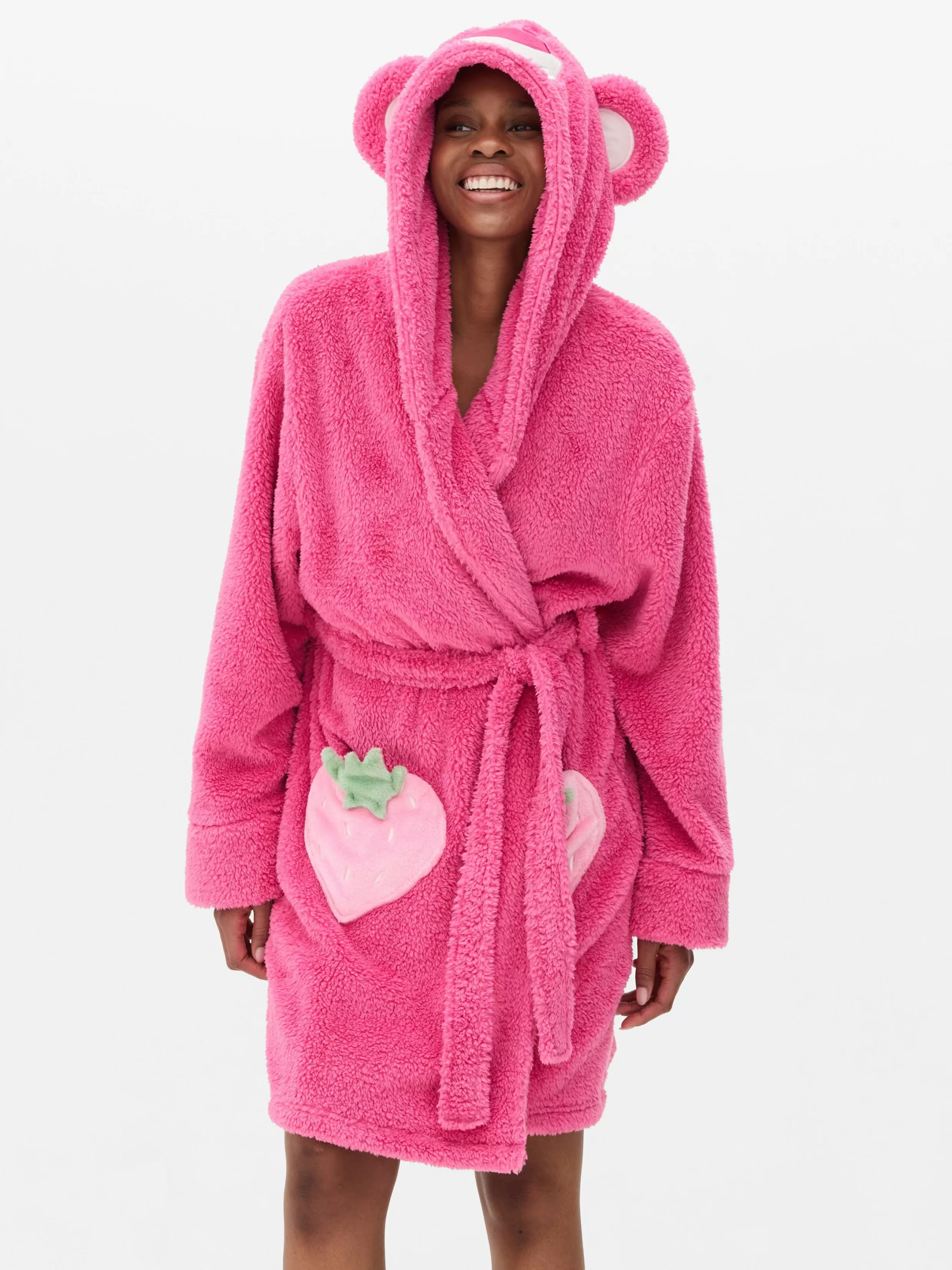 Outlet Disney’s Toy Story Lotso Strawberry Pocket Robe Women Robes