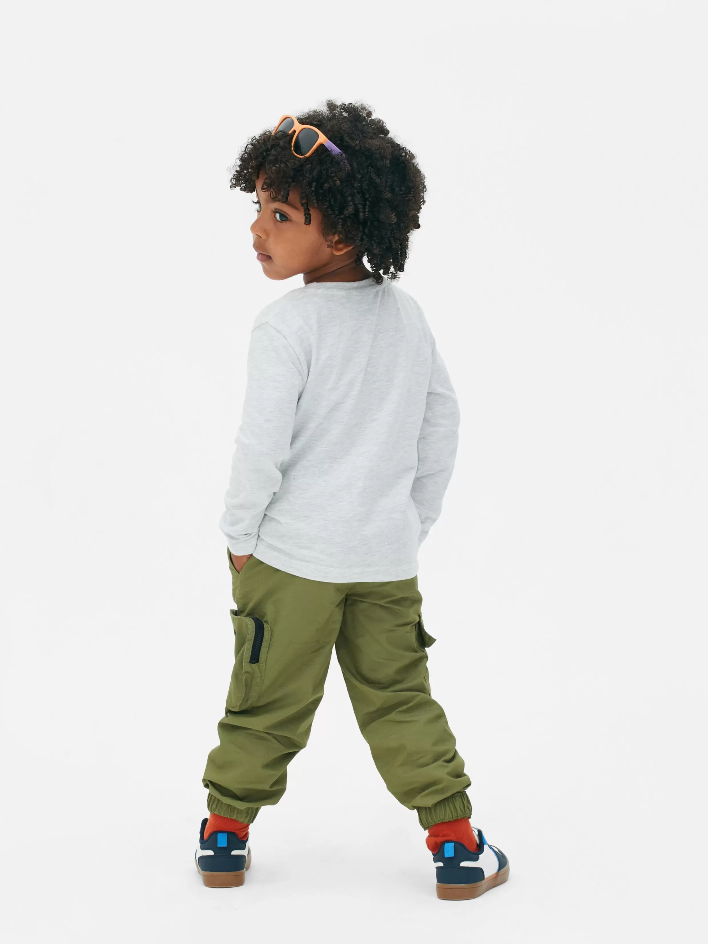 Shop Drawstring Cargo Pants Kids/BOY Pants