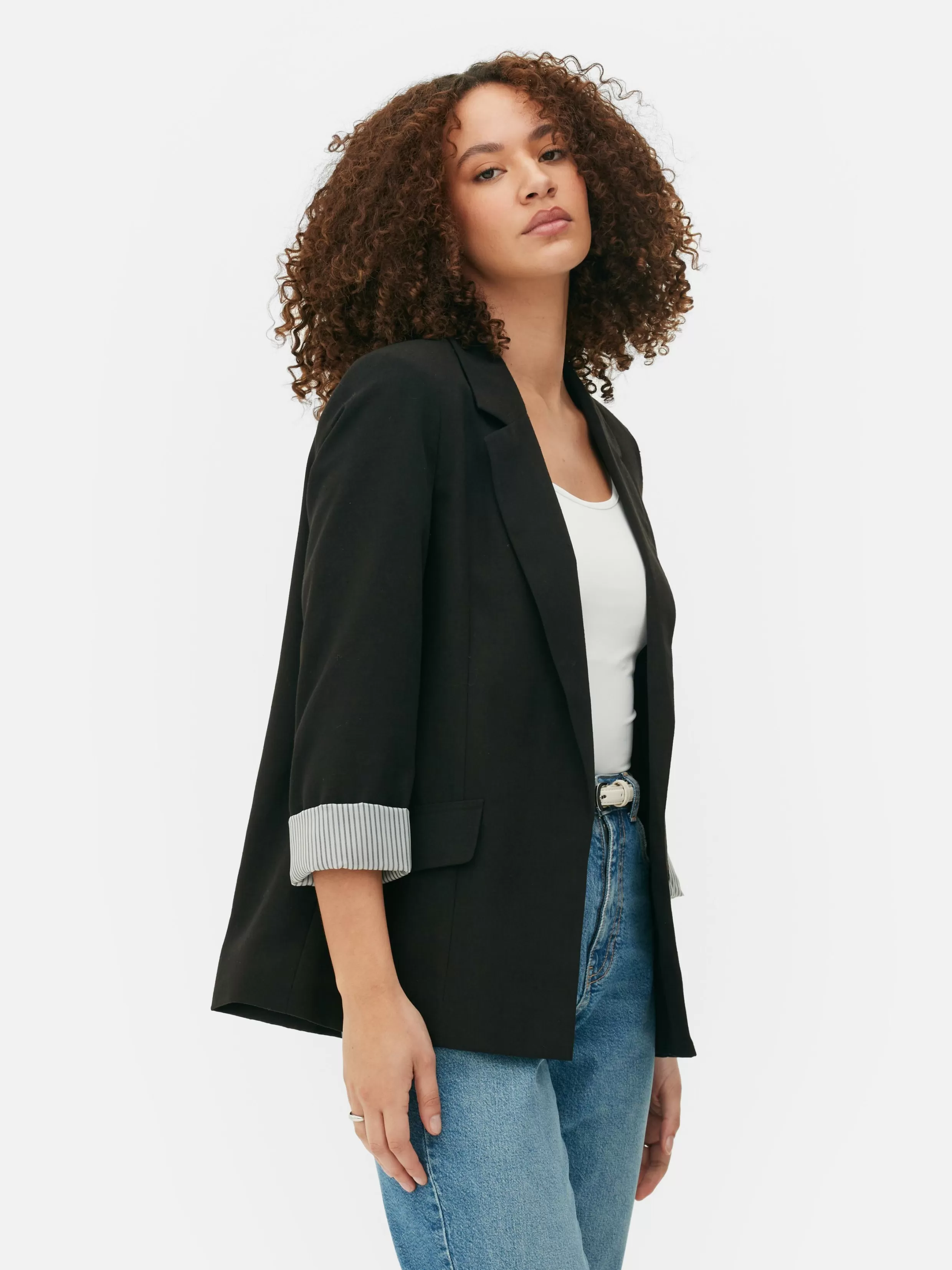 Outlet Edge-to-Edge Tailored Blazer Women Blazers