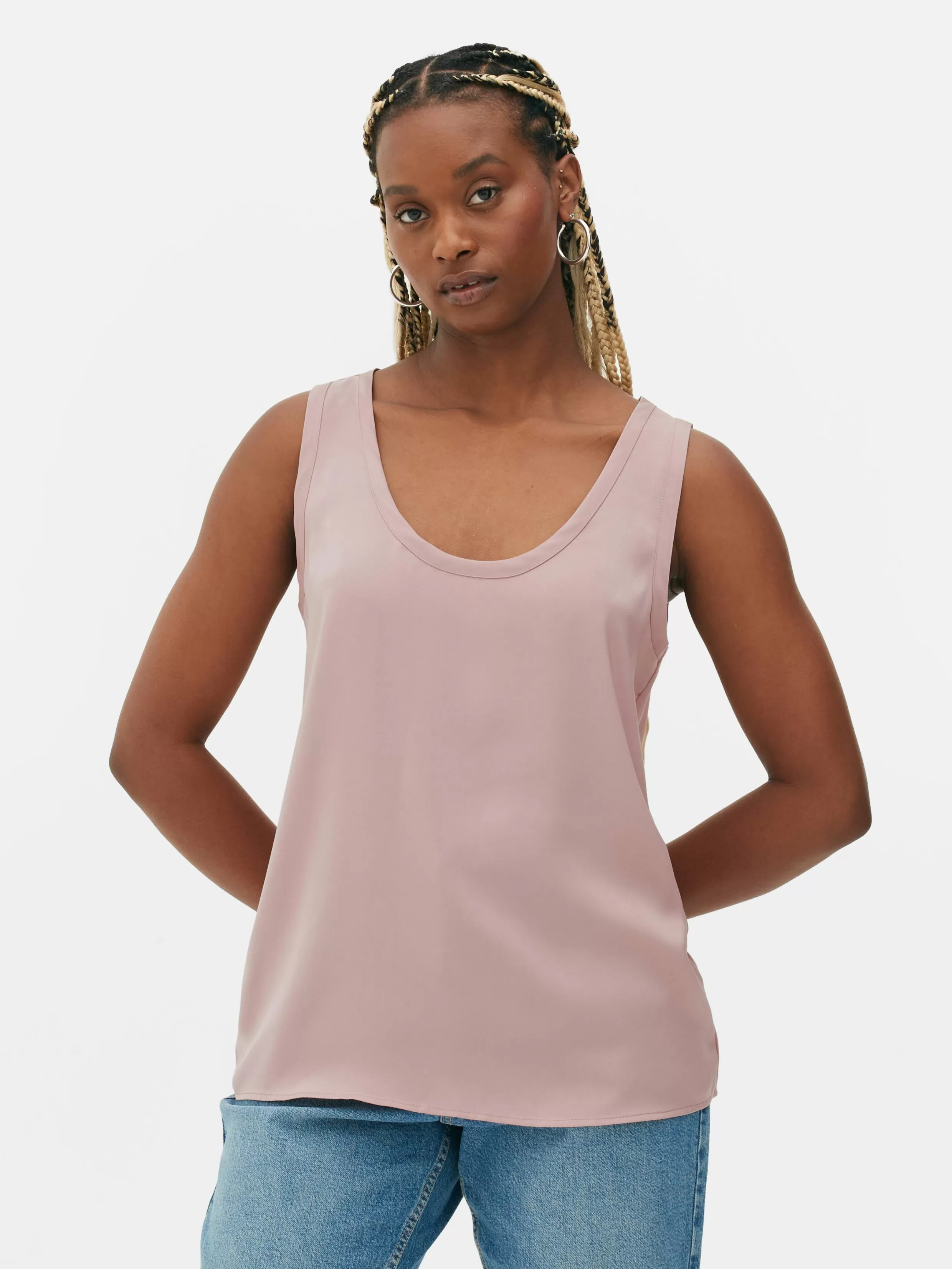 New Essential Relaxed Fit Tank Women Tops And T-Shirts