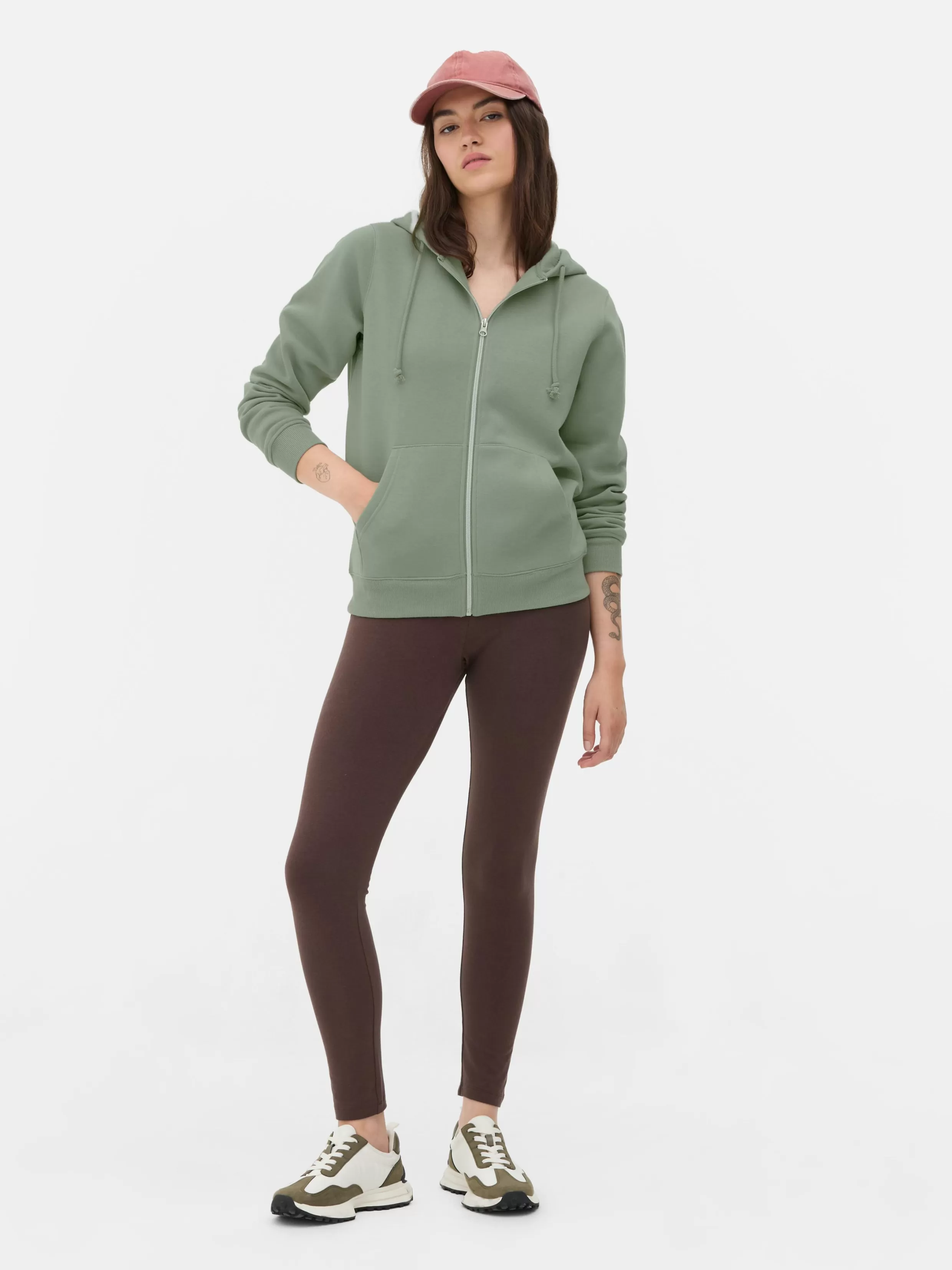 Online Essential Zip-Up Hoodie Women Hoodies And Sweatshirts