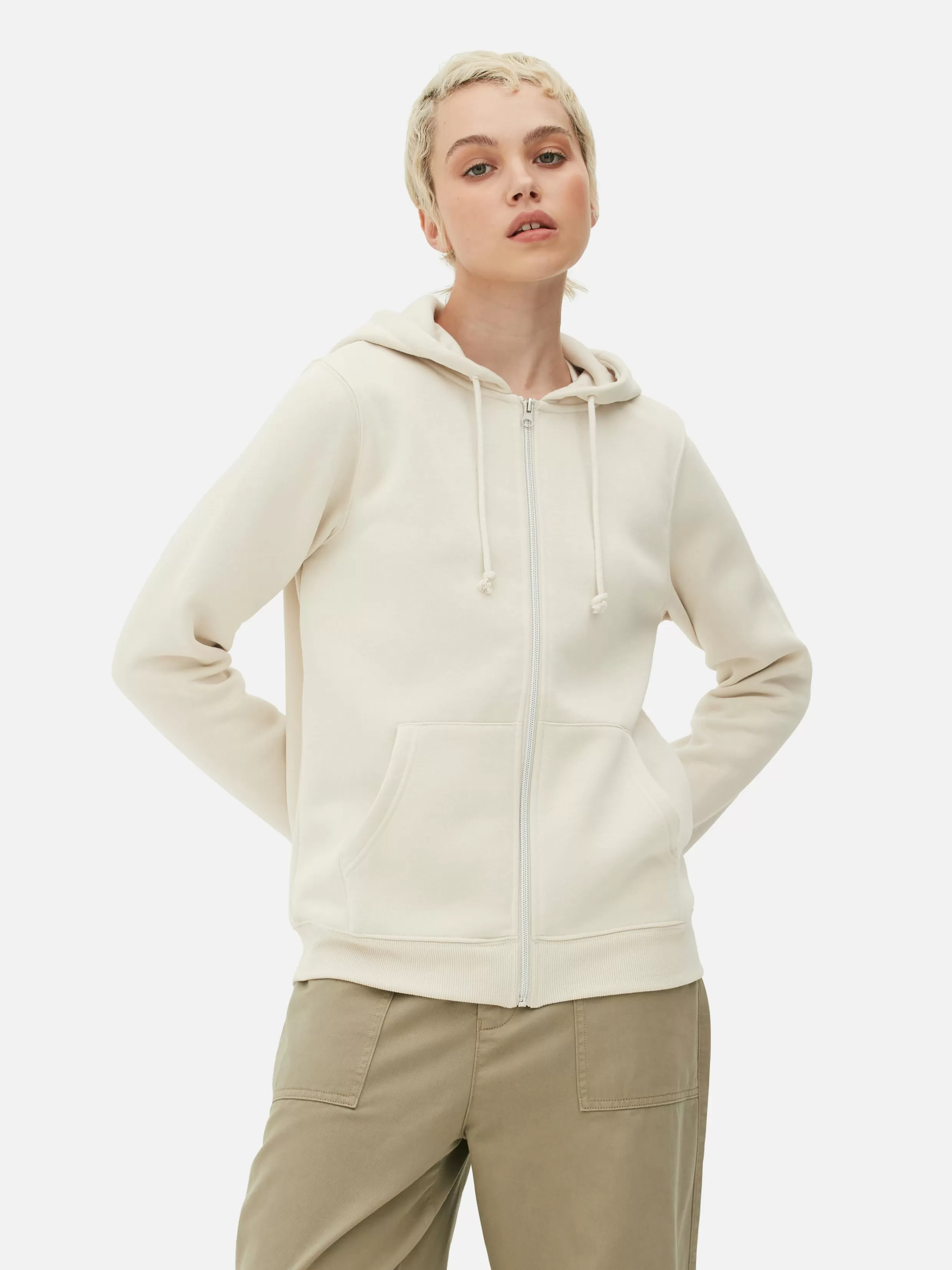 Cheap Essential Zip-Up Hoodie Women Hoodies And Sweatshirts