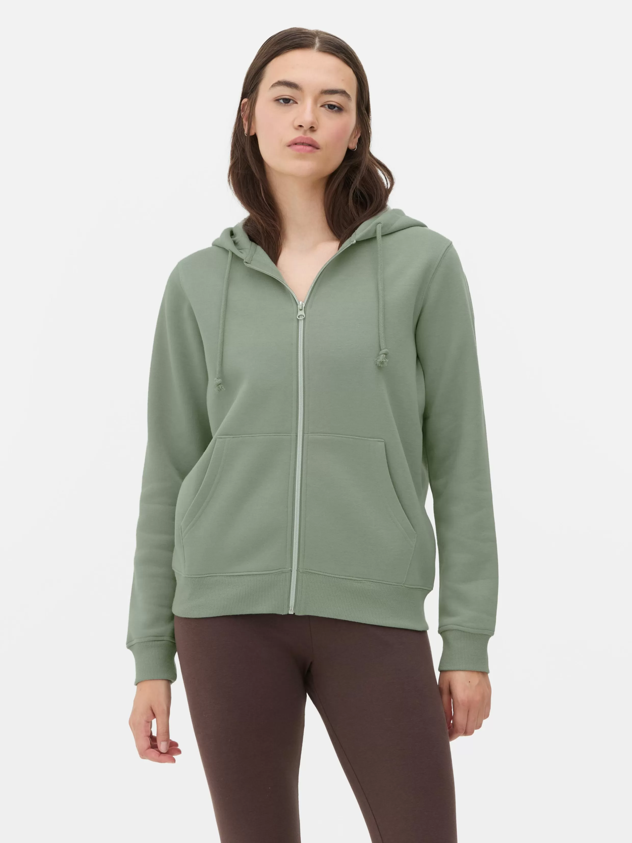 Online Essential Zip-Up Hoodie Women Hoodies And Sweatshirts