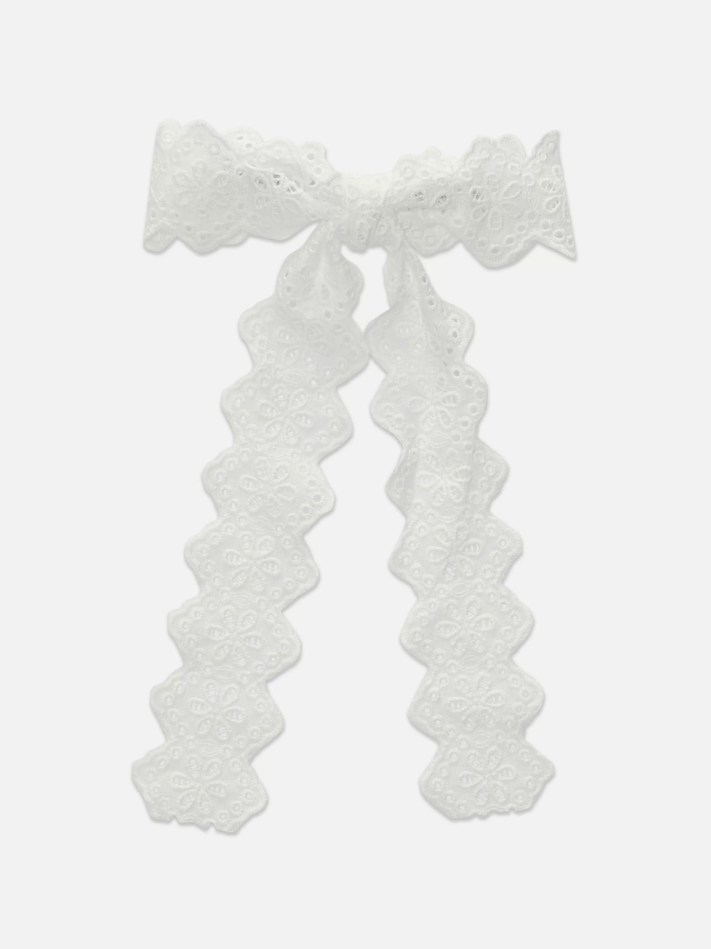 Fashion Eyelet Bow Hair Clip Women Hair Accessories