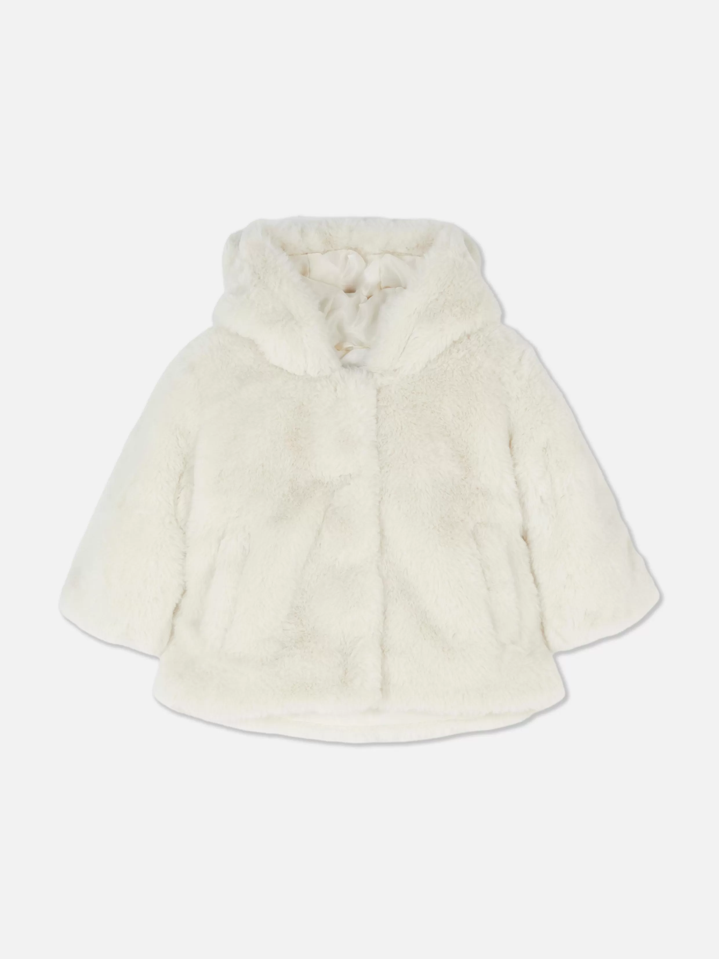 Store Faux Fur Hooded Jacket Coats And Jackets