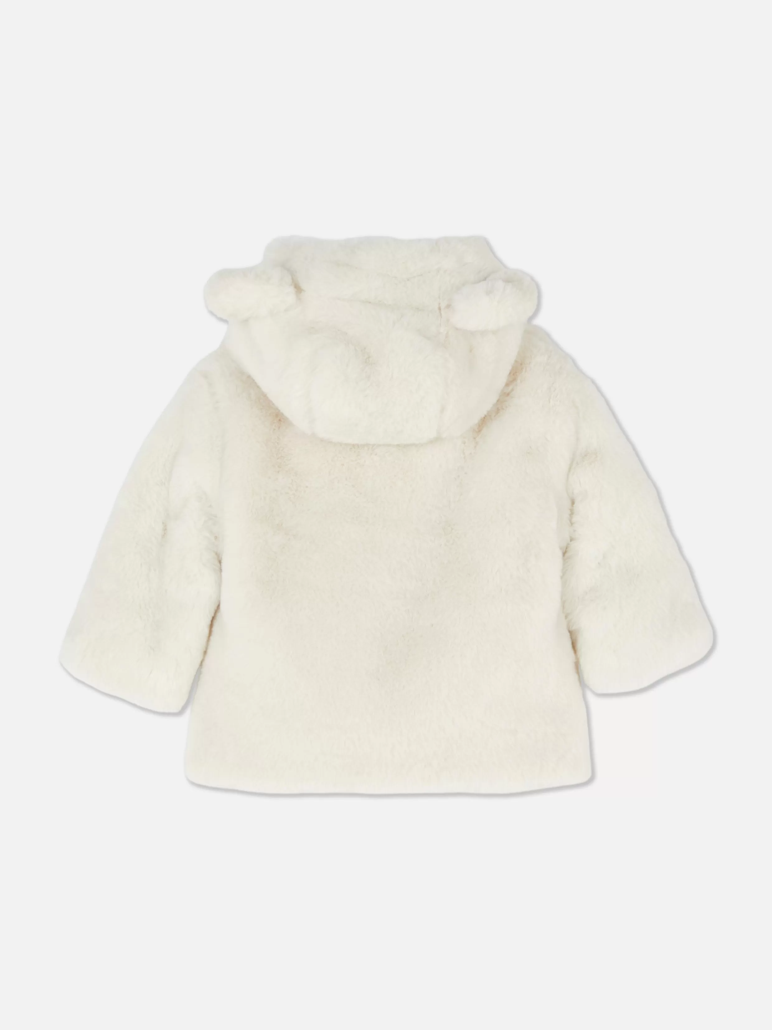 Store Faux Fur Hooded Jacket Coats And Jackets