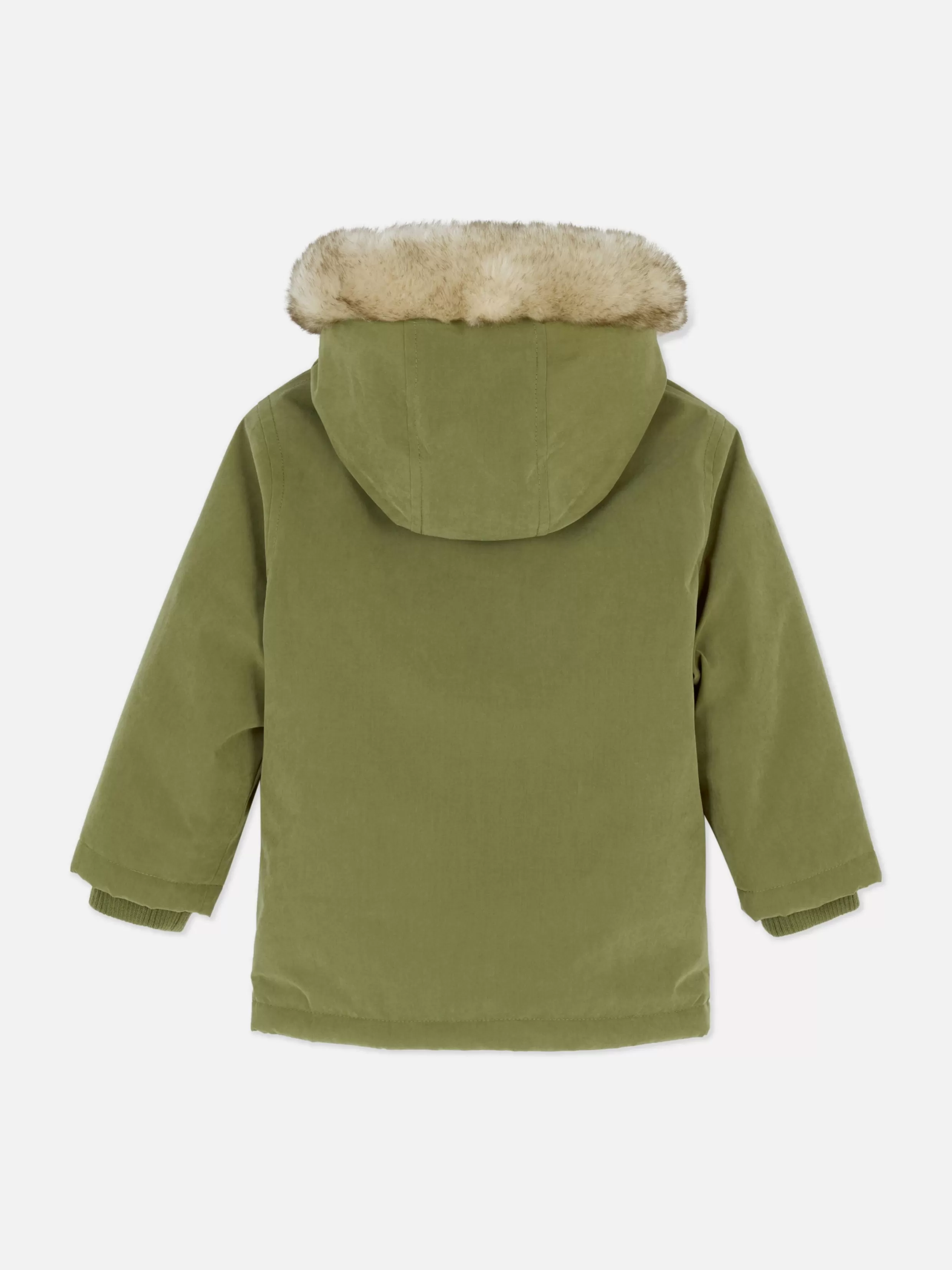 Sale Faux Fur Hooded Parka BOY Coats And Jackets