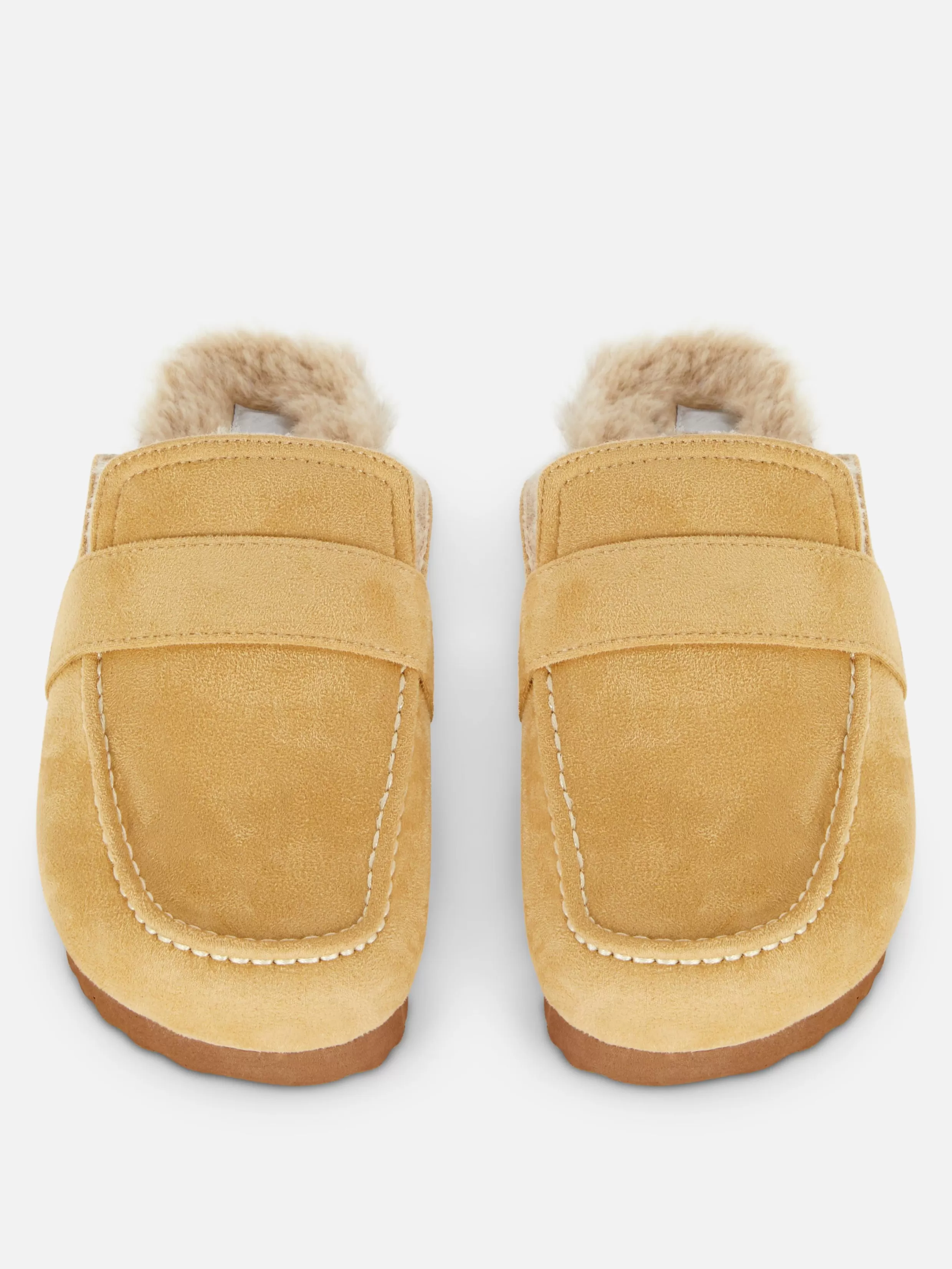 New Faux Fur Lined Loafer Slippers Women Slippers | Slippers