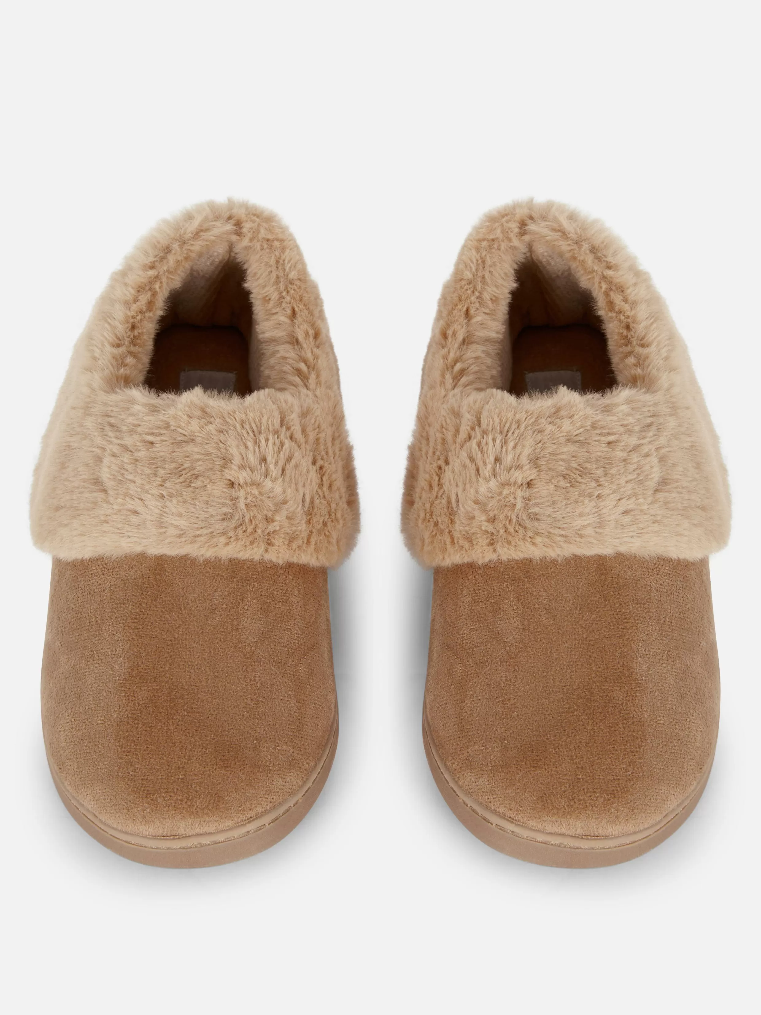 Shop Faux Fur Lined Moccasin Slippers Women Slippers