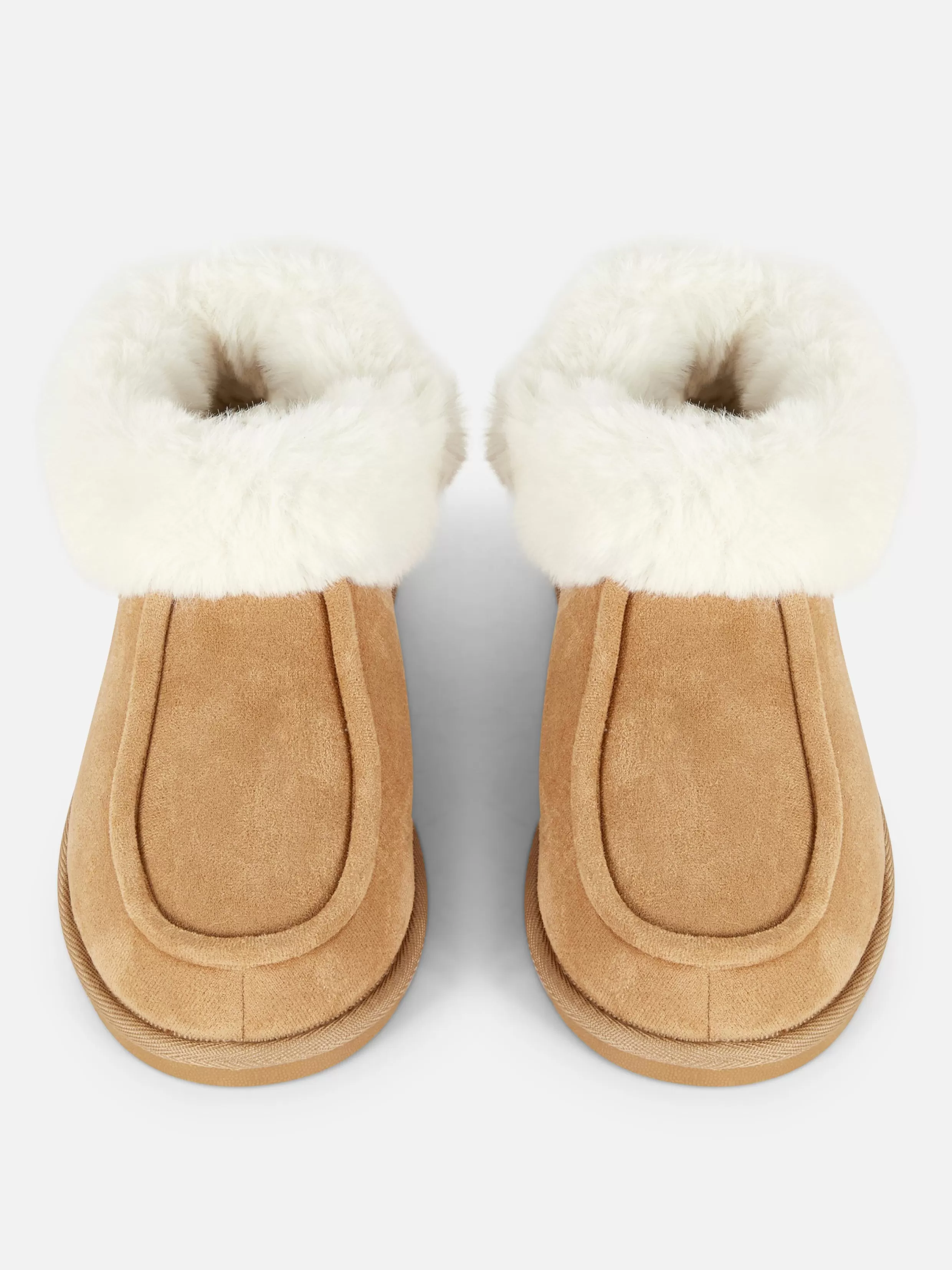 Hot Faux Fur Lined Moccasin Slippers Women Slippers