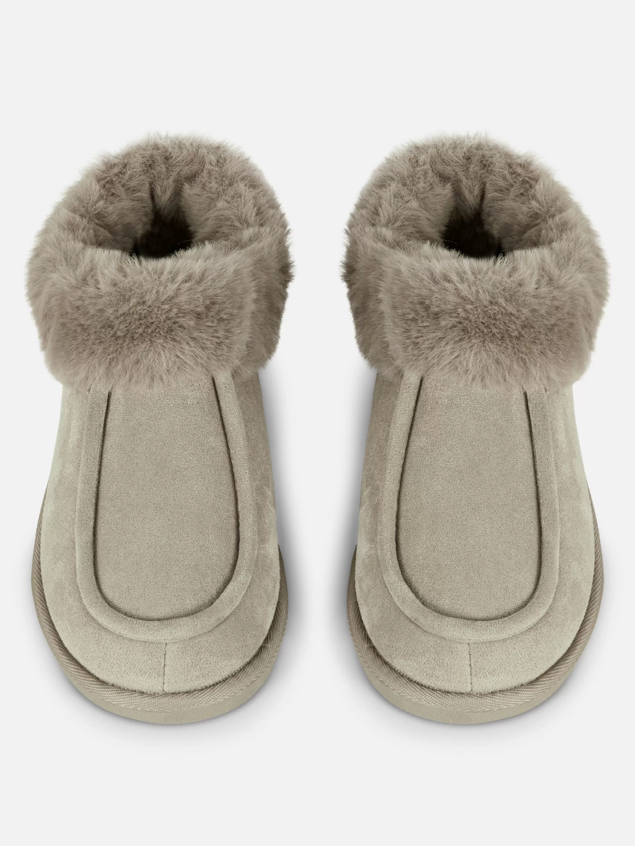 Store Faux Fur Lined Moccasin Slippers Women Slippers