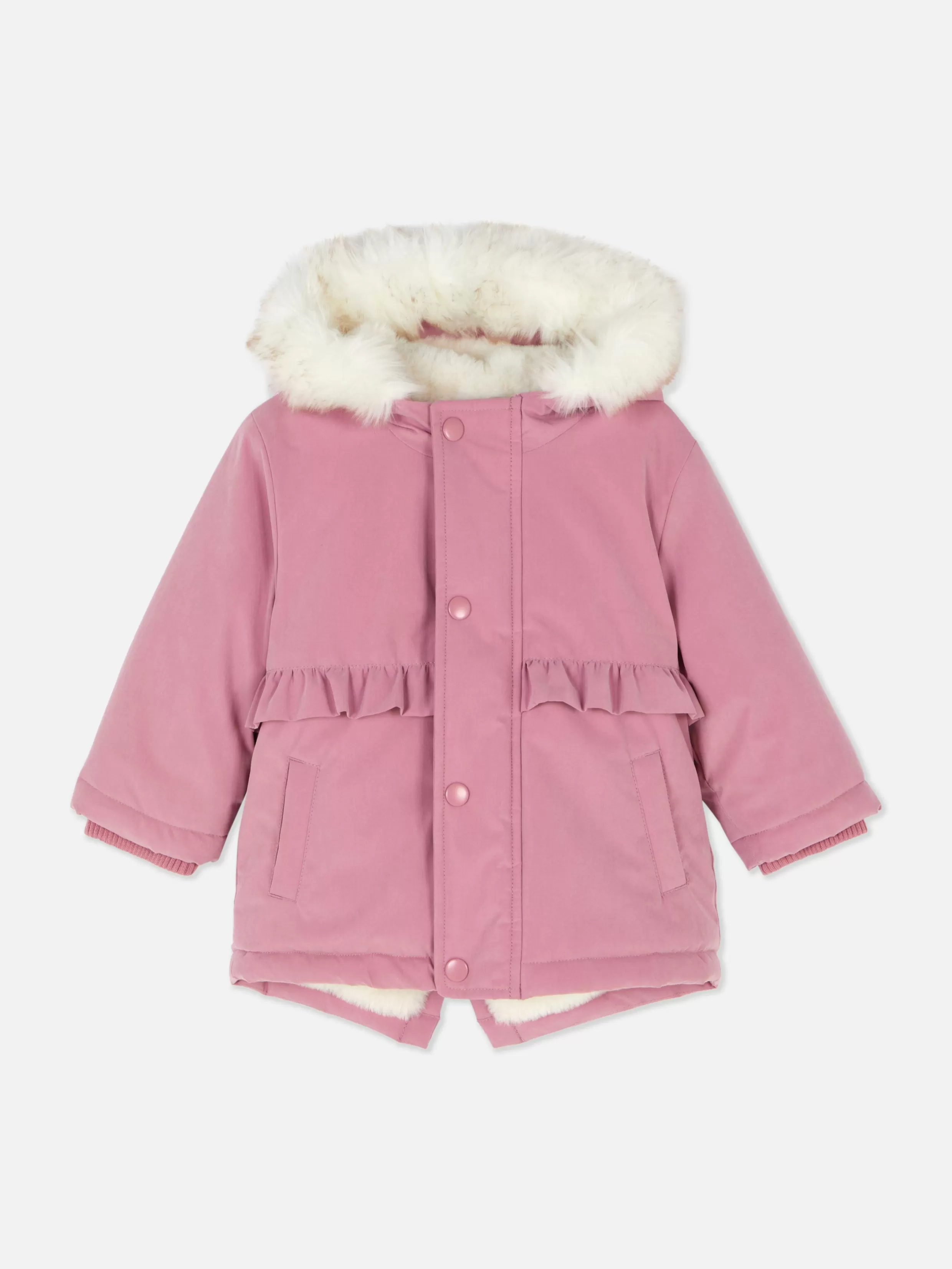 Outlet Faux Fur Parka Coat Coats And Jackets