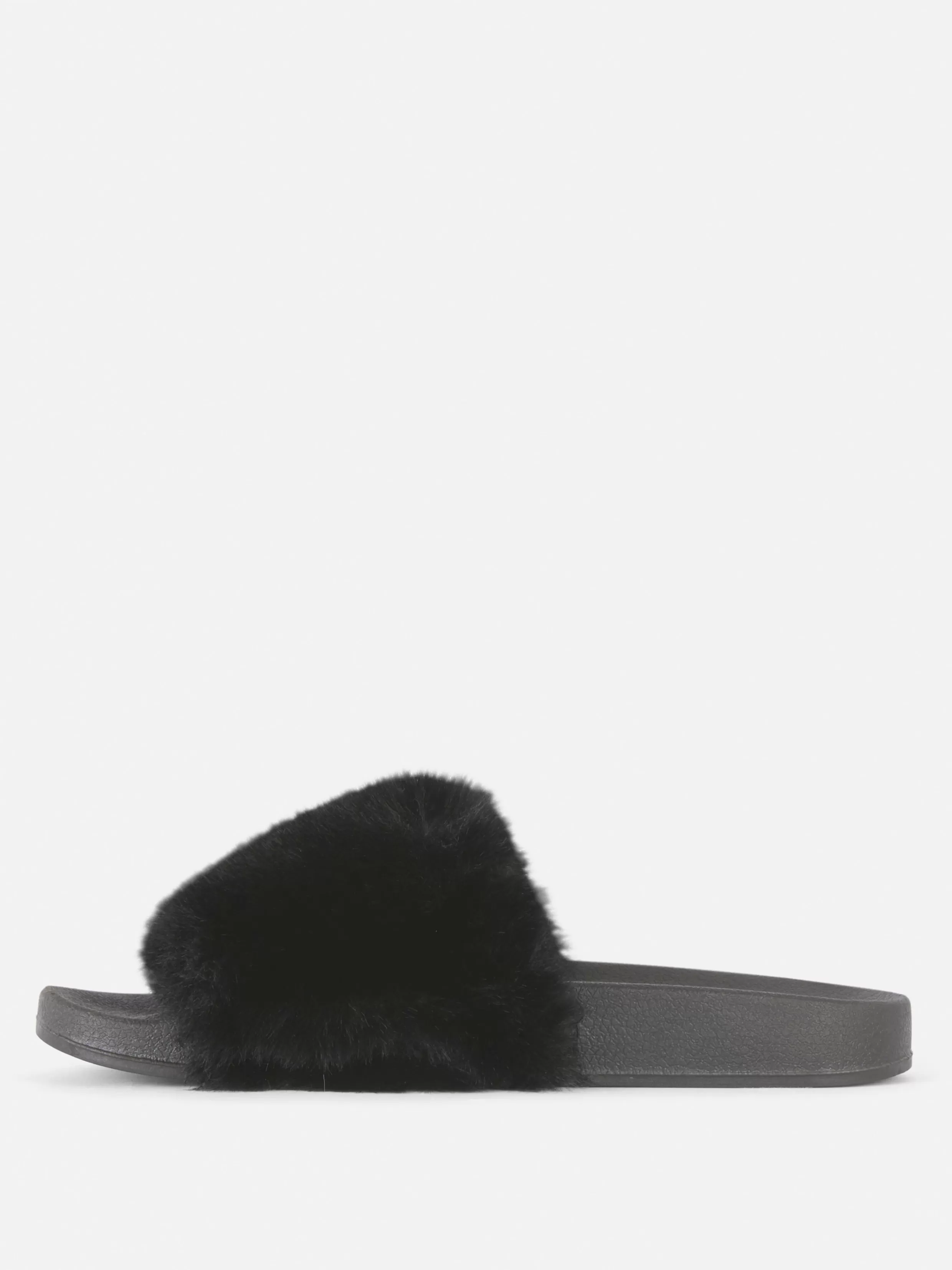 Sale Faux Fur Slides Women Flip Flops And Slides