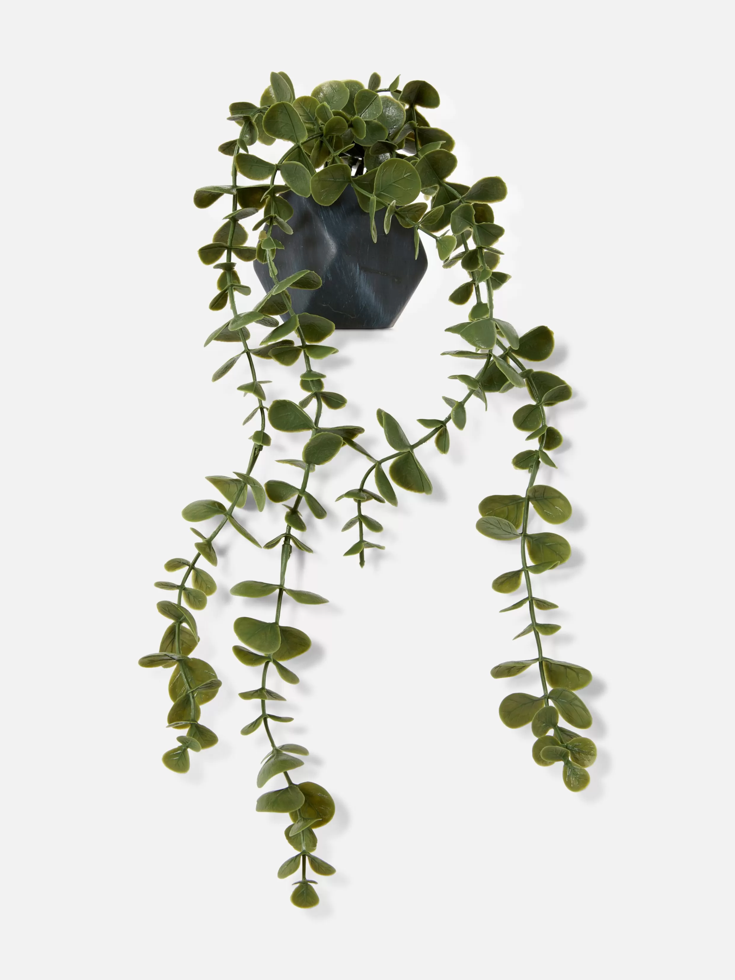 Fashion Faux Hanging Succulent In Geometric Pot Faux Plants And Flowers