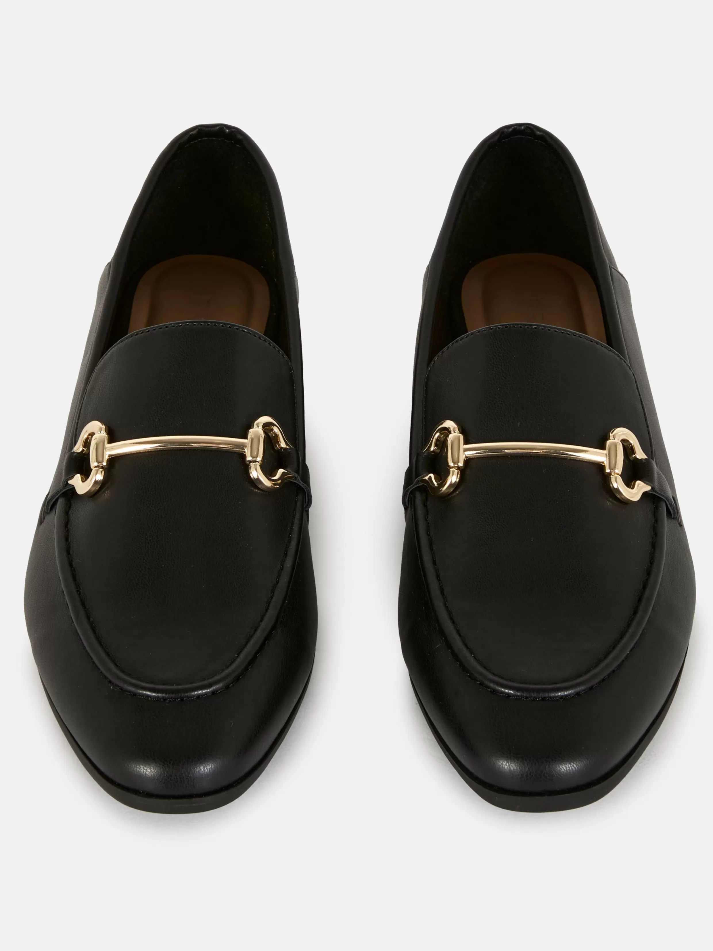 Outlet Faux Leather Snaffle Loafers Women Flats