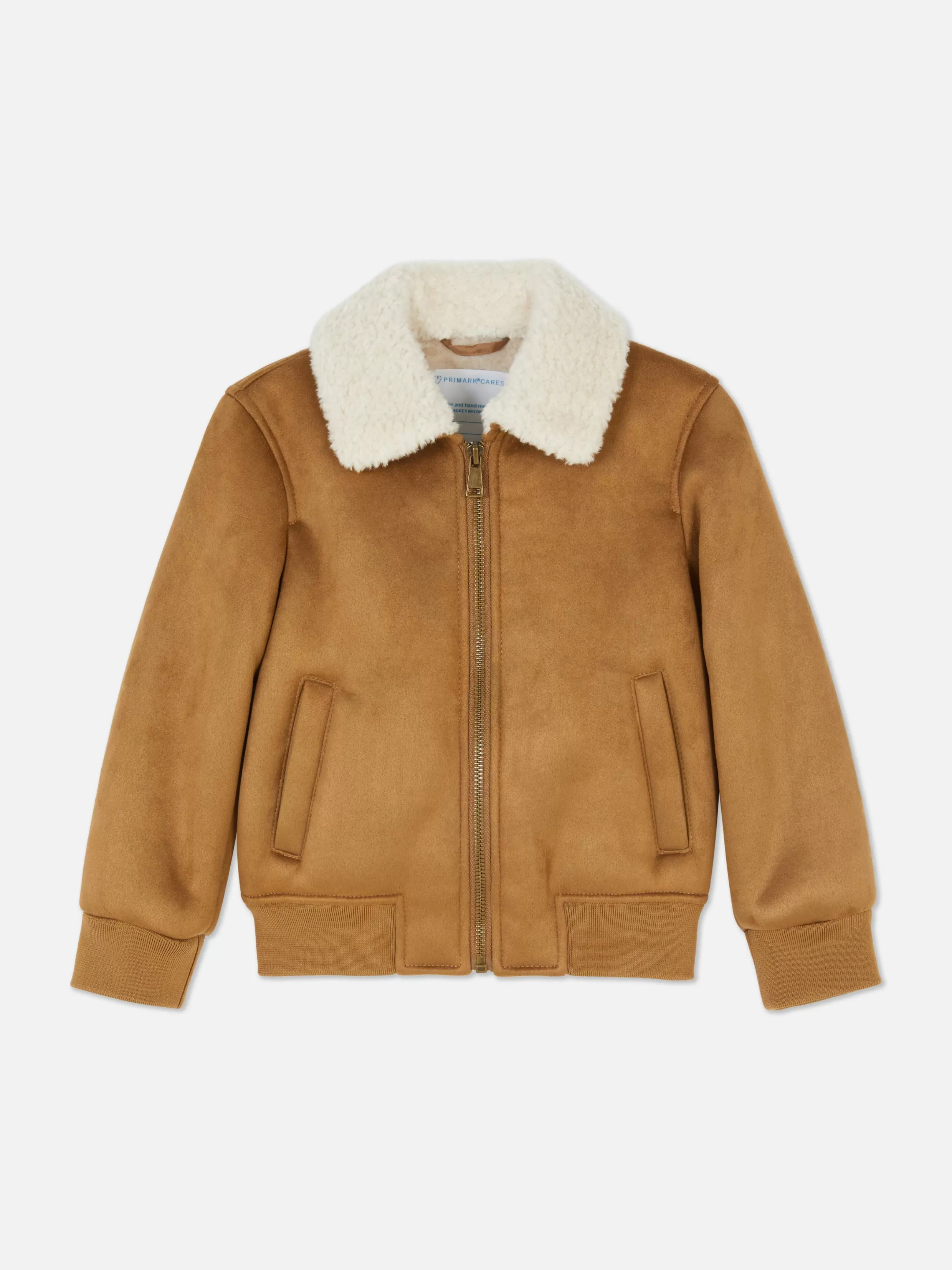 Outlet Faux Suede Bomber Jacket Kids/BOY Coats And Jackets