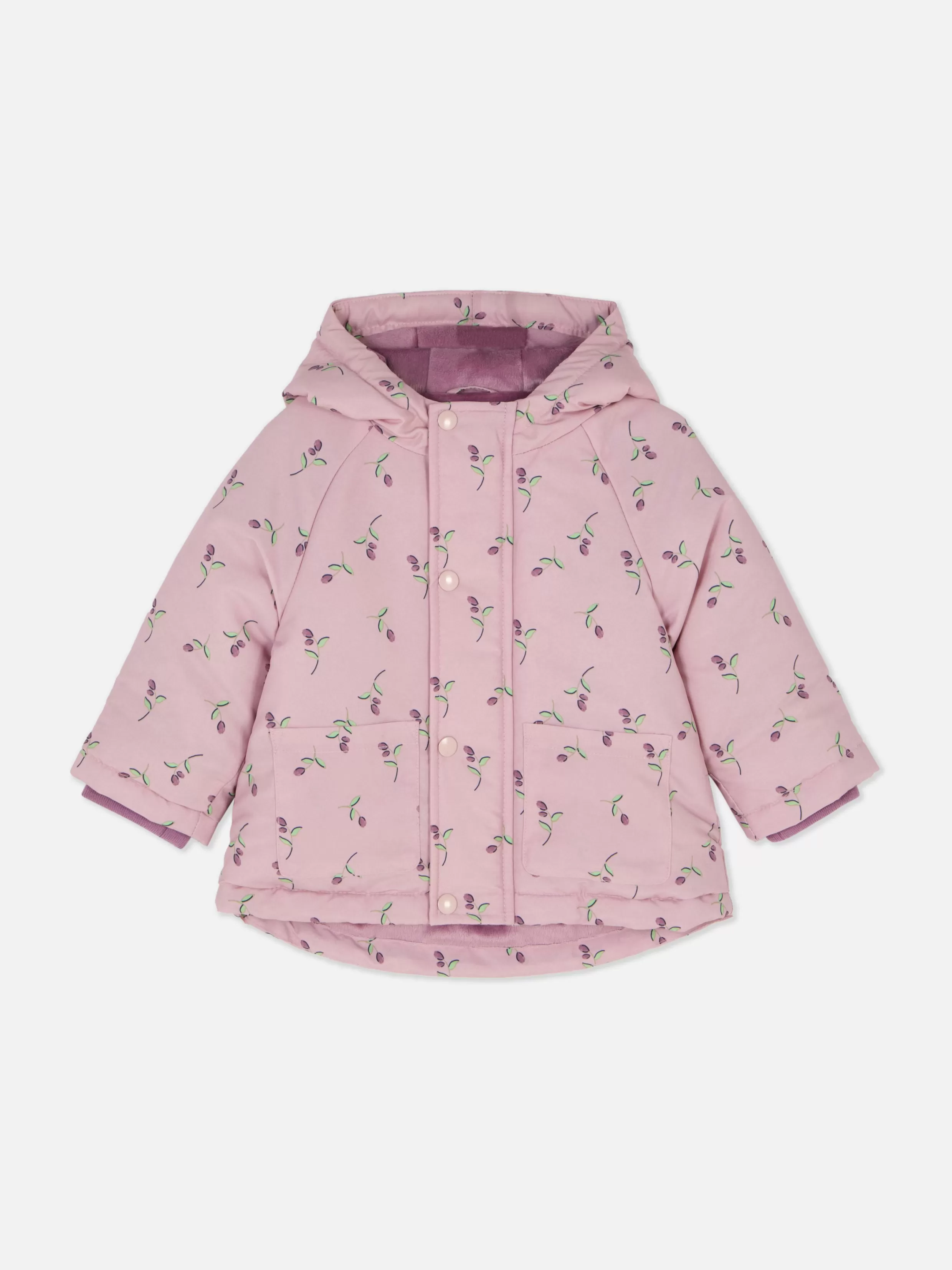 Online Floral Hooded Jacket Coats And Jackets