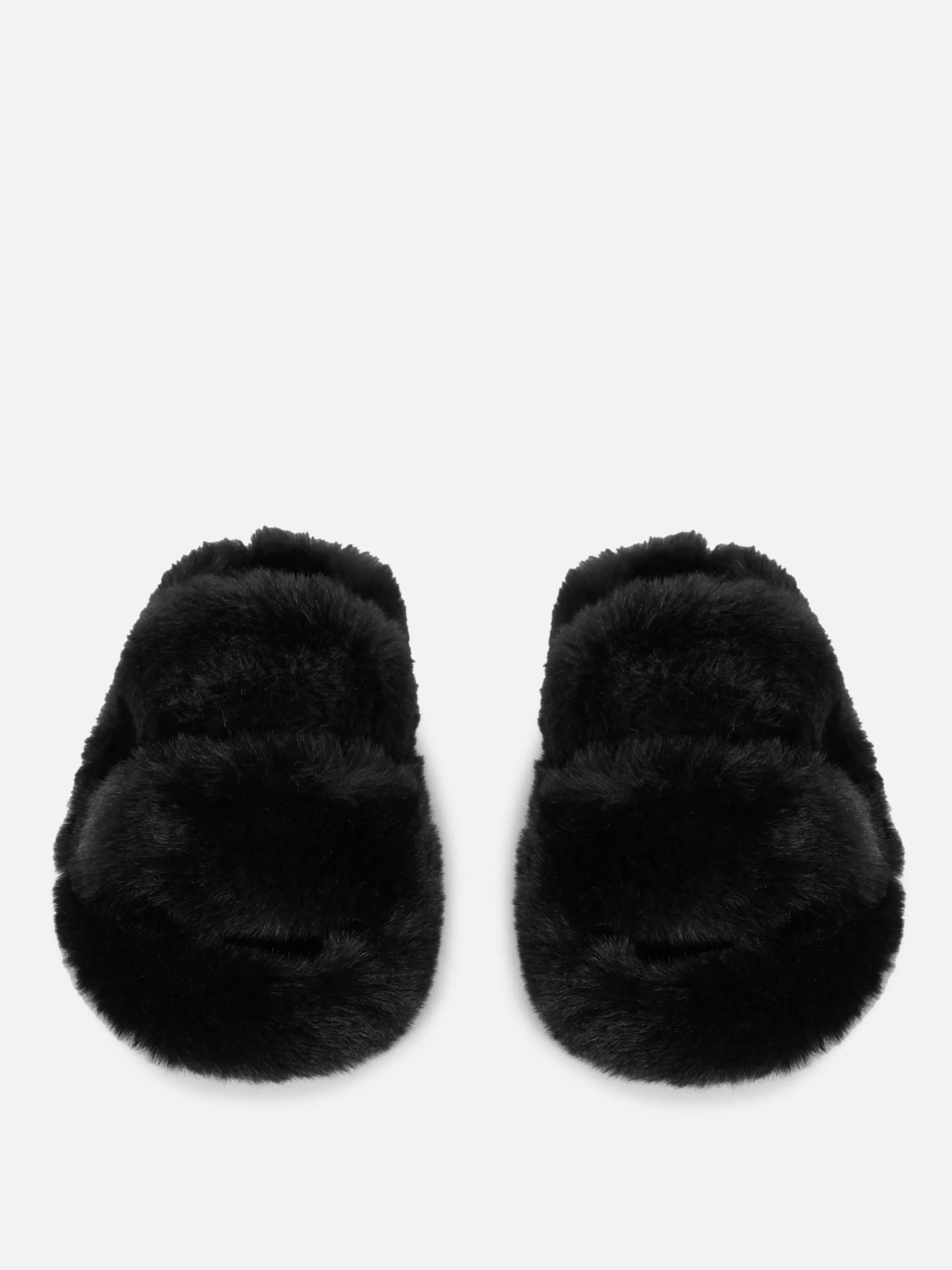 Sale Fluffy Double Strap Slippers Women Slippers | Slippers