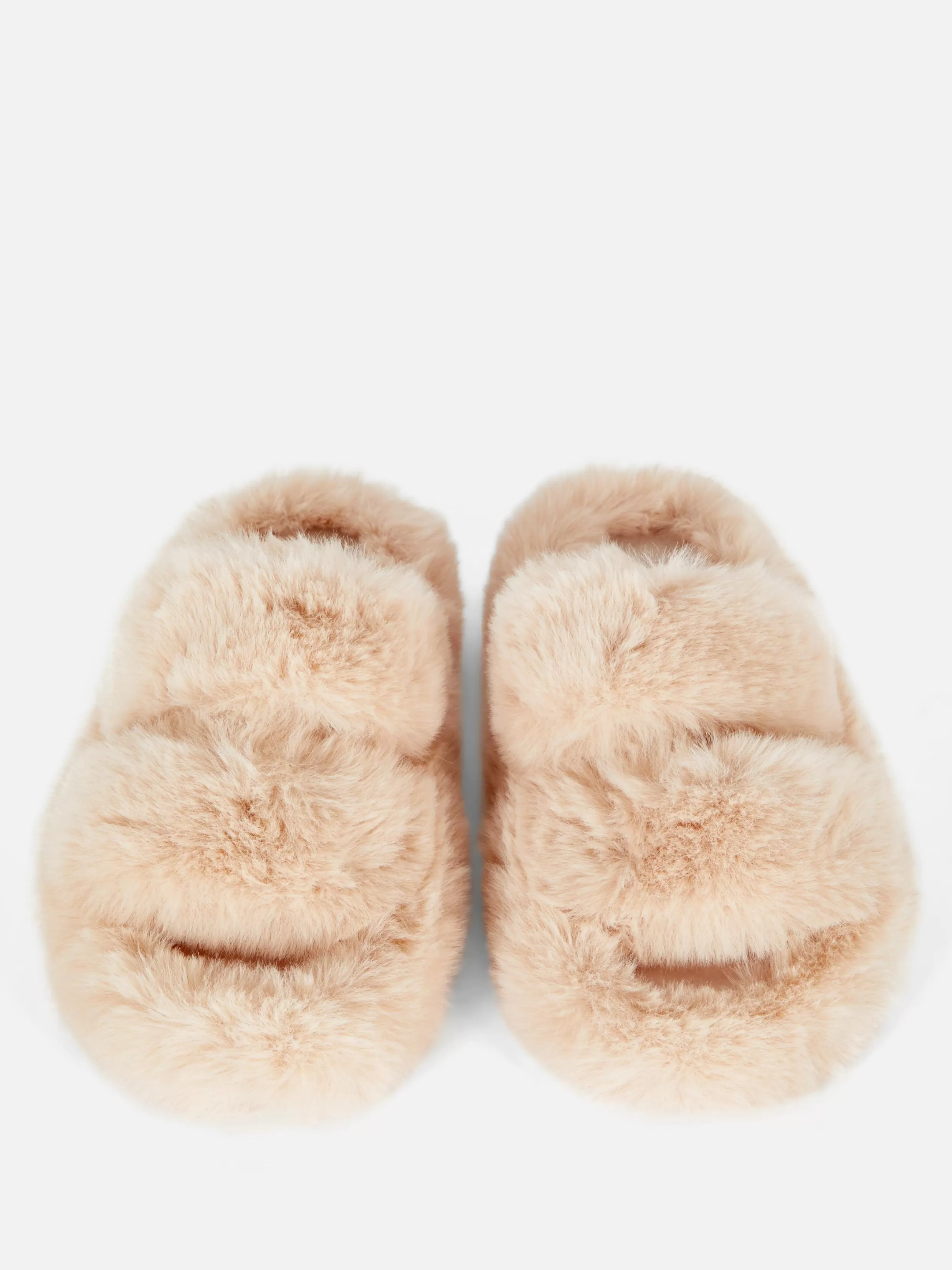 Shop Fluffy Double Strap Slippers Women Slippers | Slippers