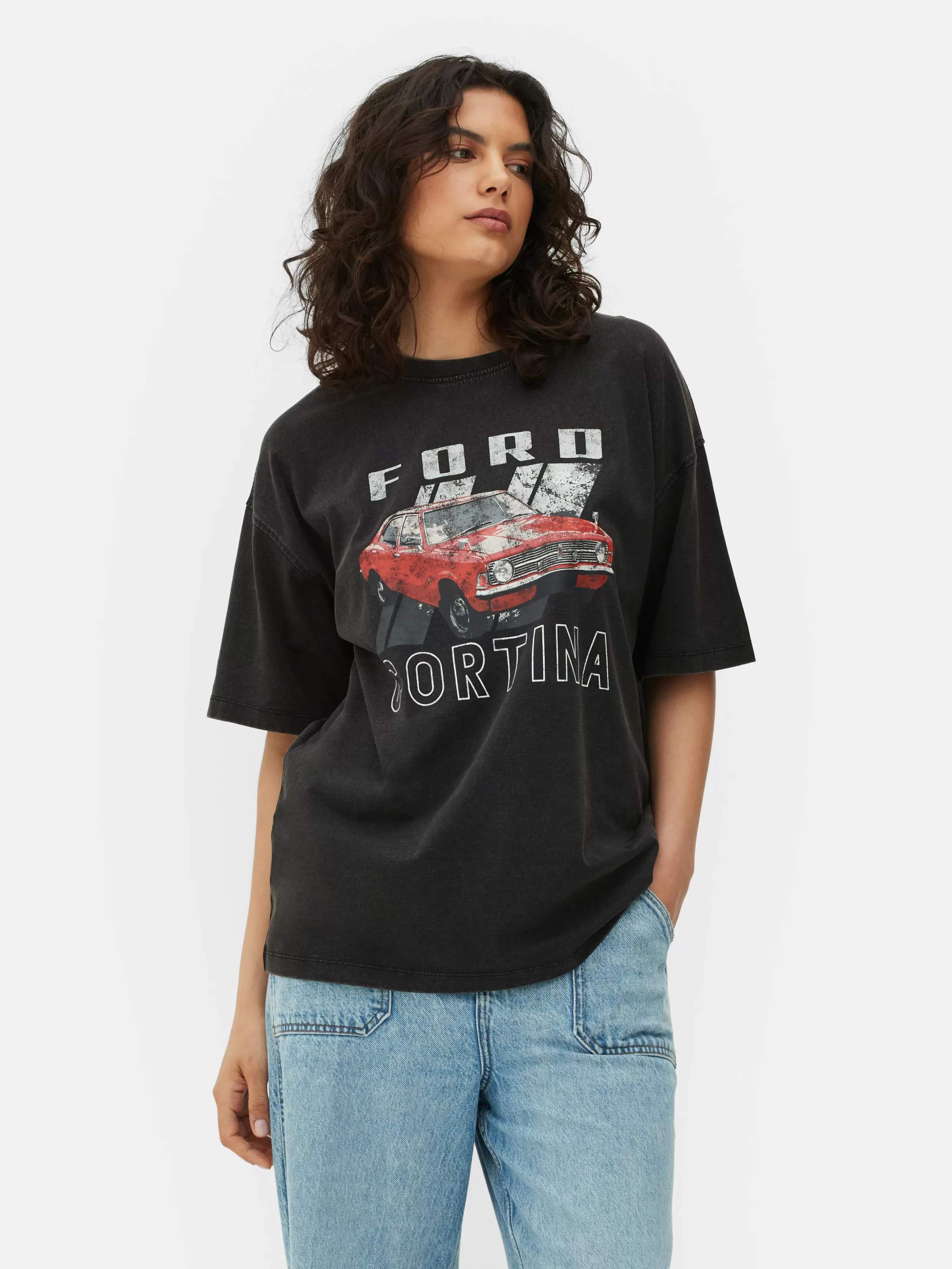 Cheap Ford Cortina Oversized T-Shirt Women Tops And T-Shirts
