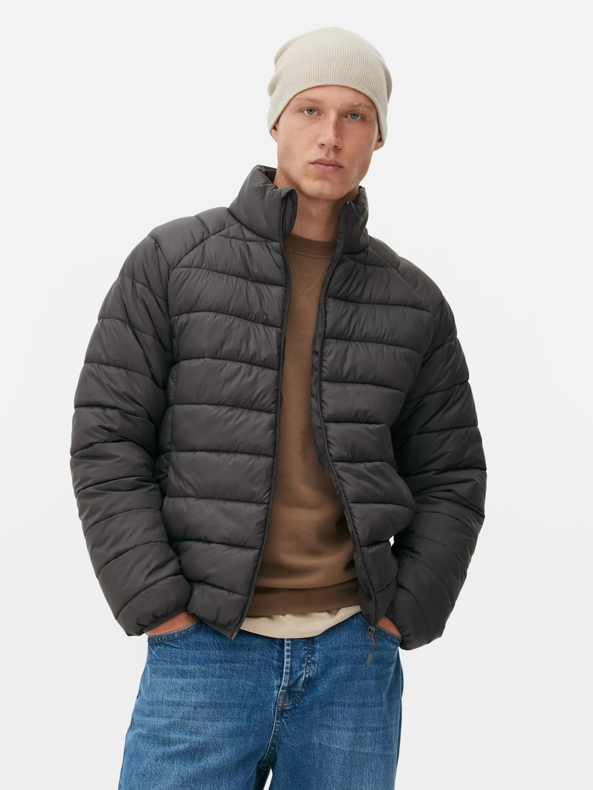 Cheap Funnel Neck Puffer Jacket Coats And Jackets