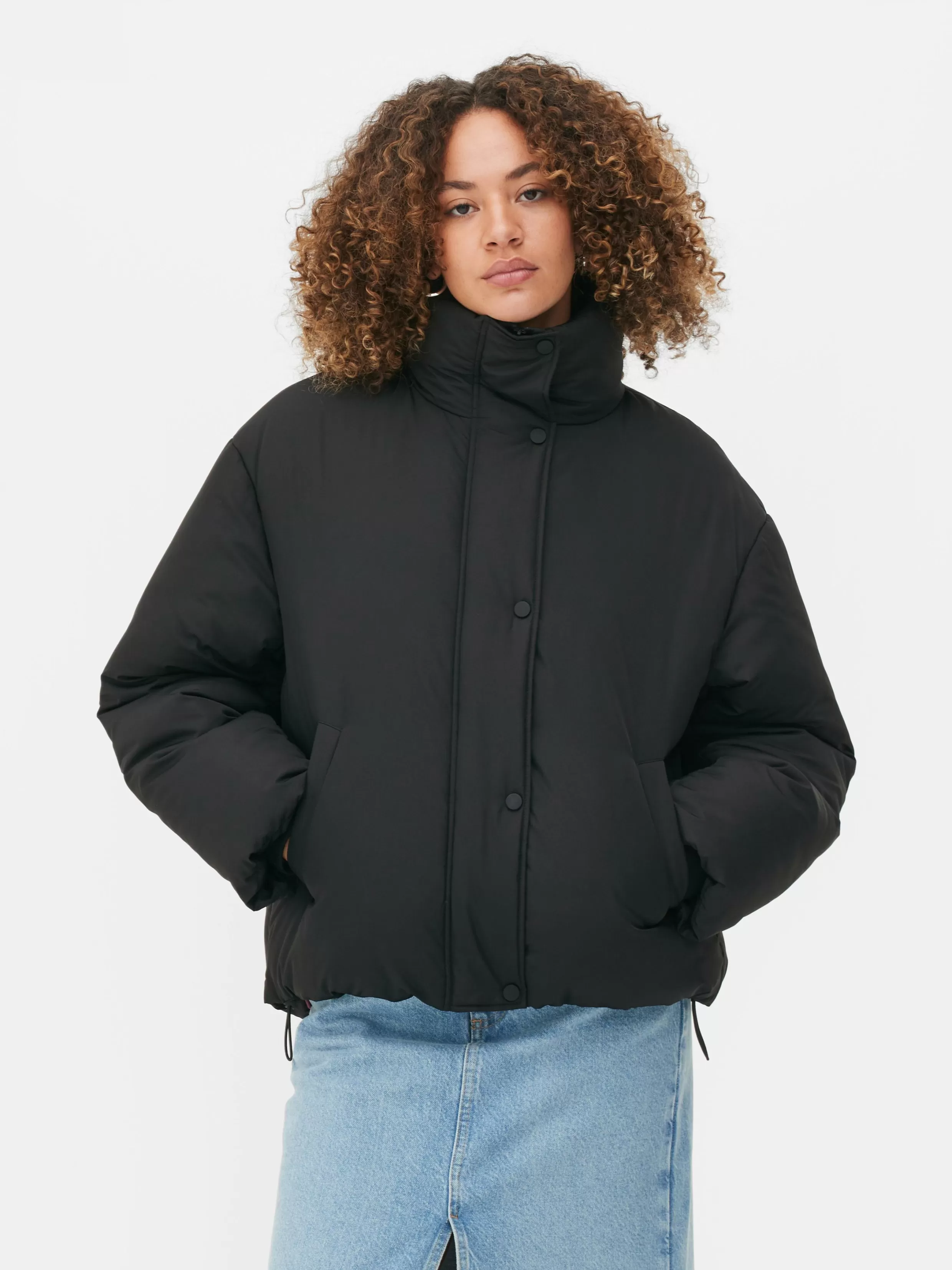 Best Sale Funnel Neck Puffer Jacket Women Coats And Jackets