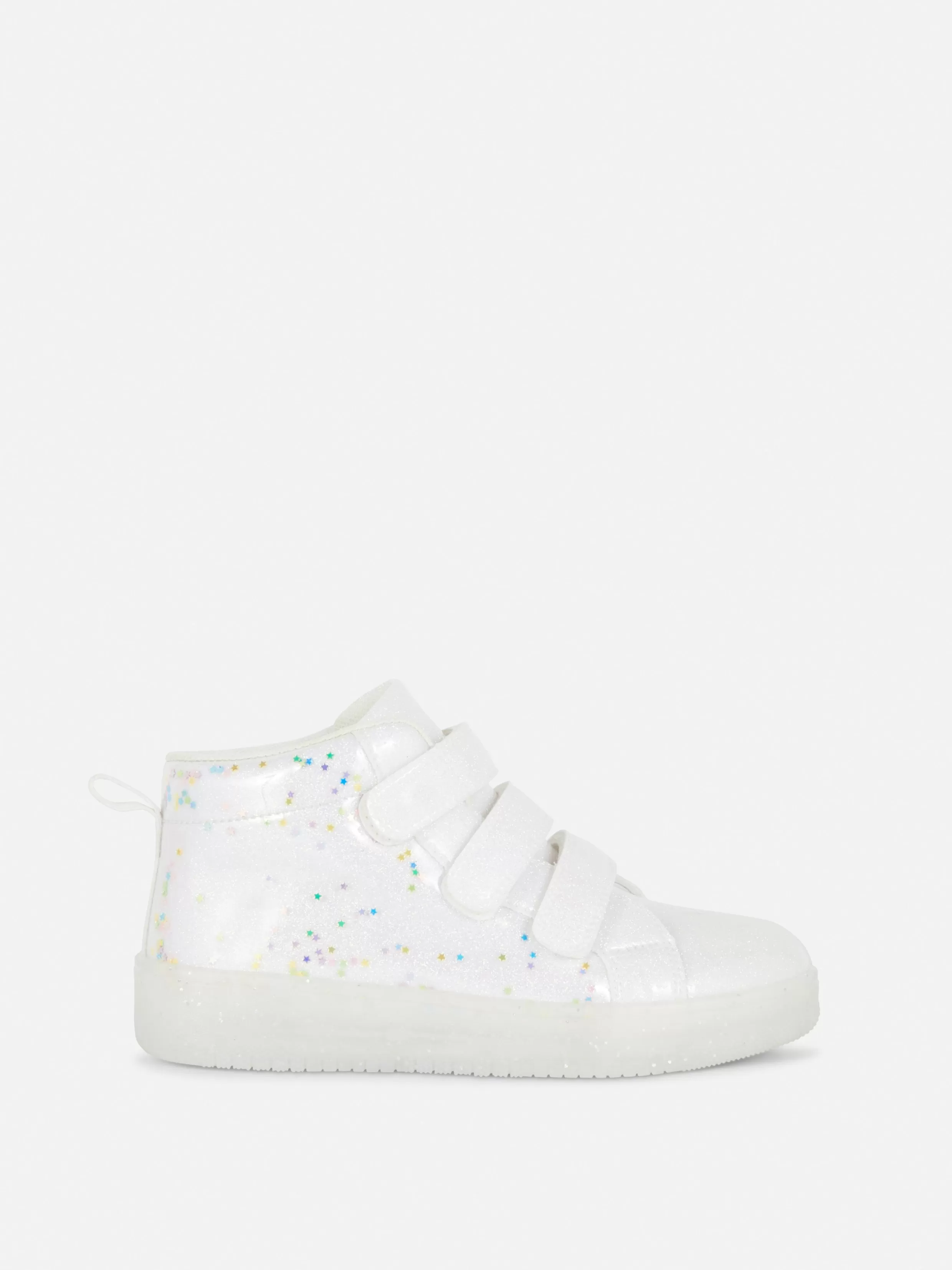 Fashion Glitter Light Up High-Top Trainers Kids Sneakers