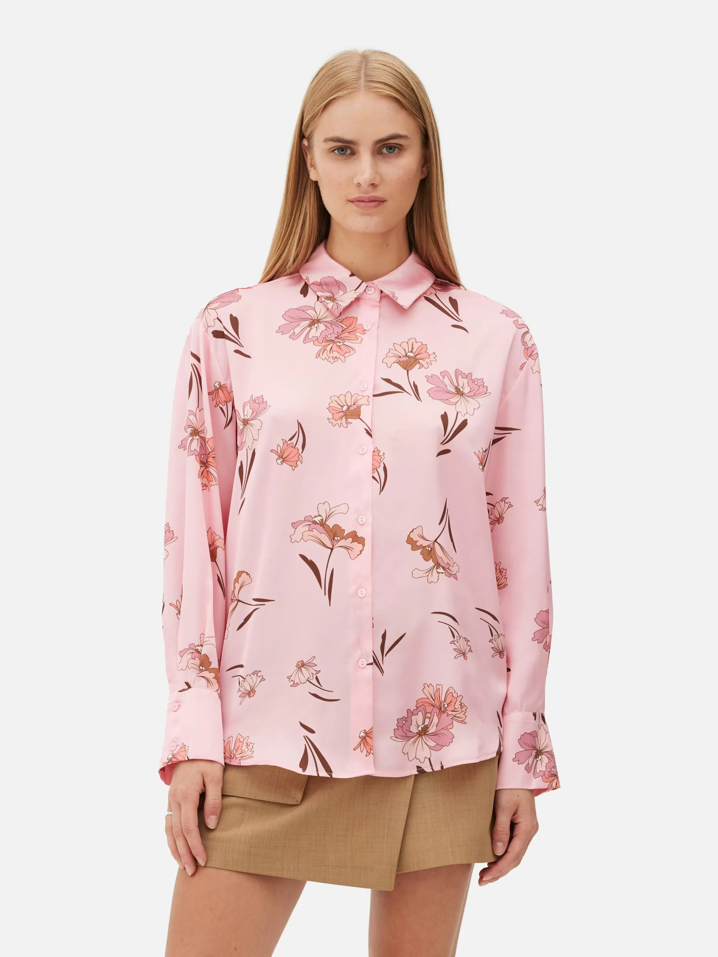 Online Graphic Print Shirt Women Shirts And Blouses