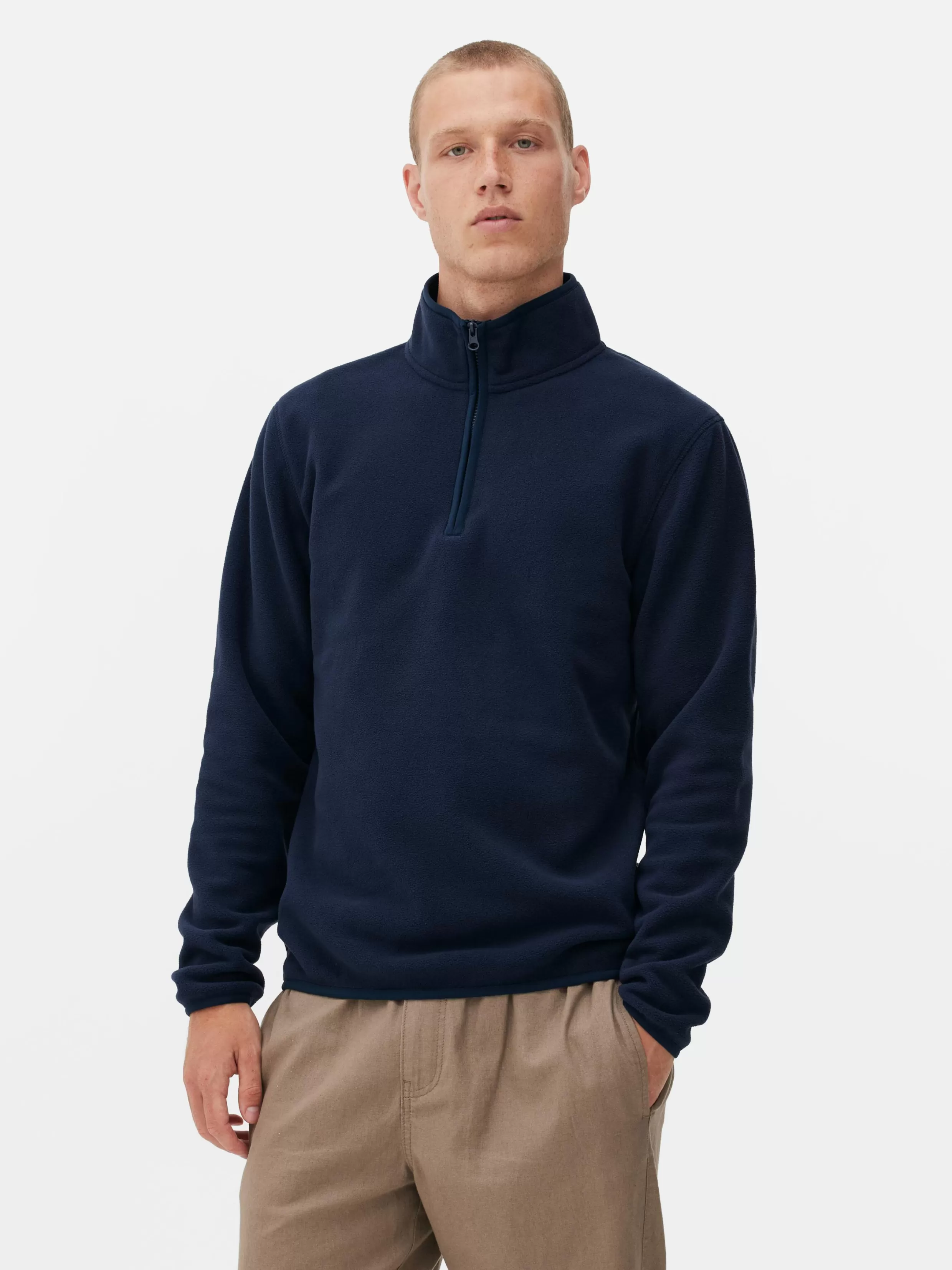 Cheap Half Zip Fleece Pullover Sweaters And Cardigans | Hoodies And Sweatshirts