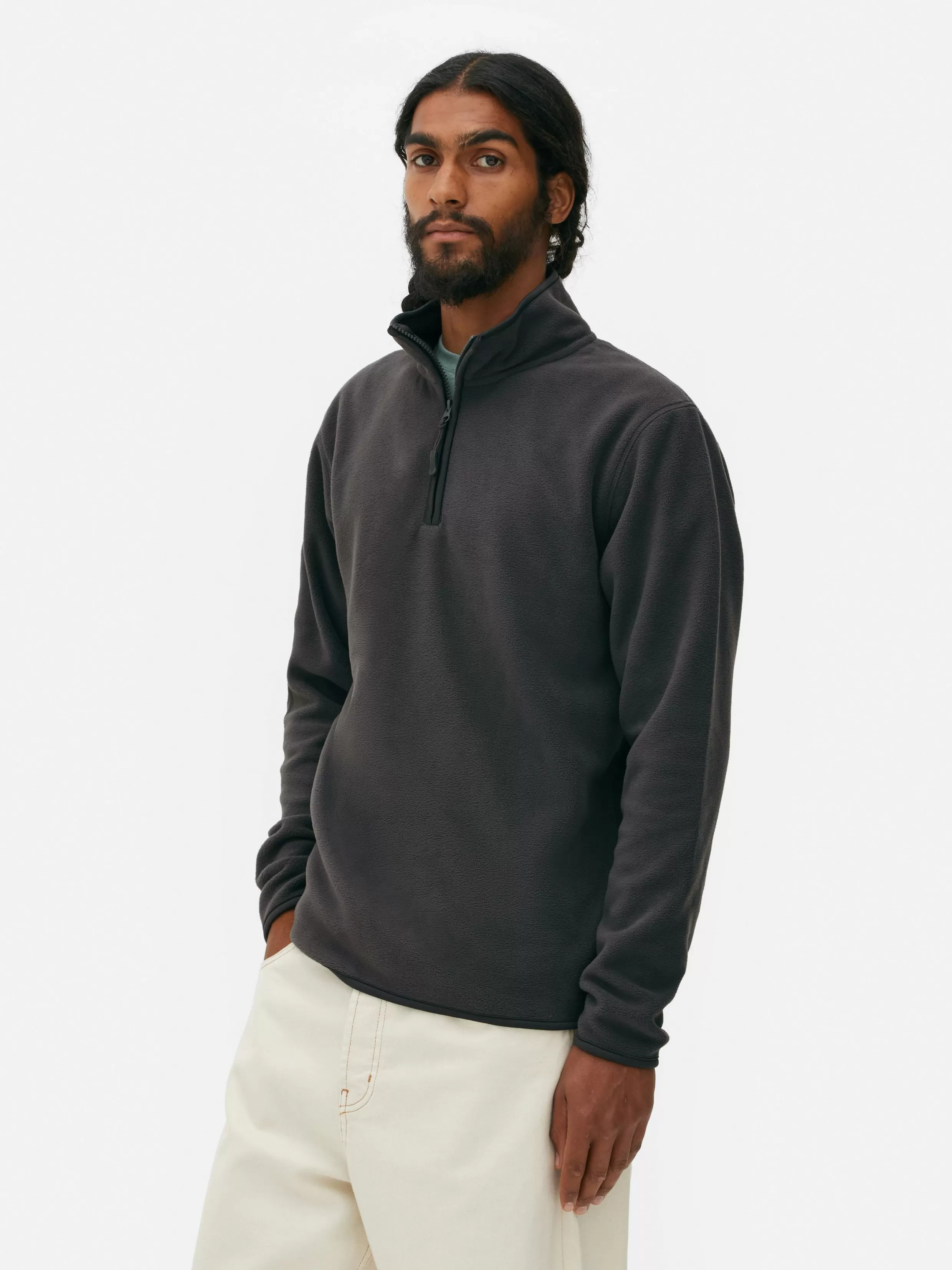 Store Half Zip Fleece Pullover Sweaters And Cardigans | Hoodies And Sweatshirts