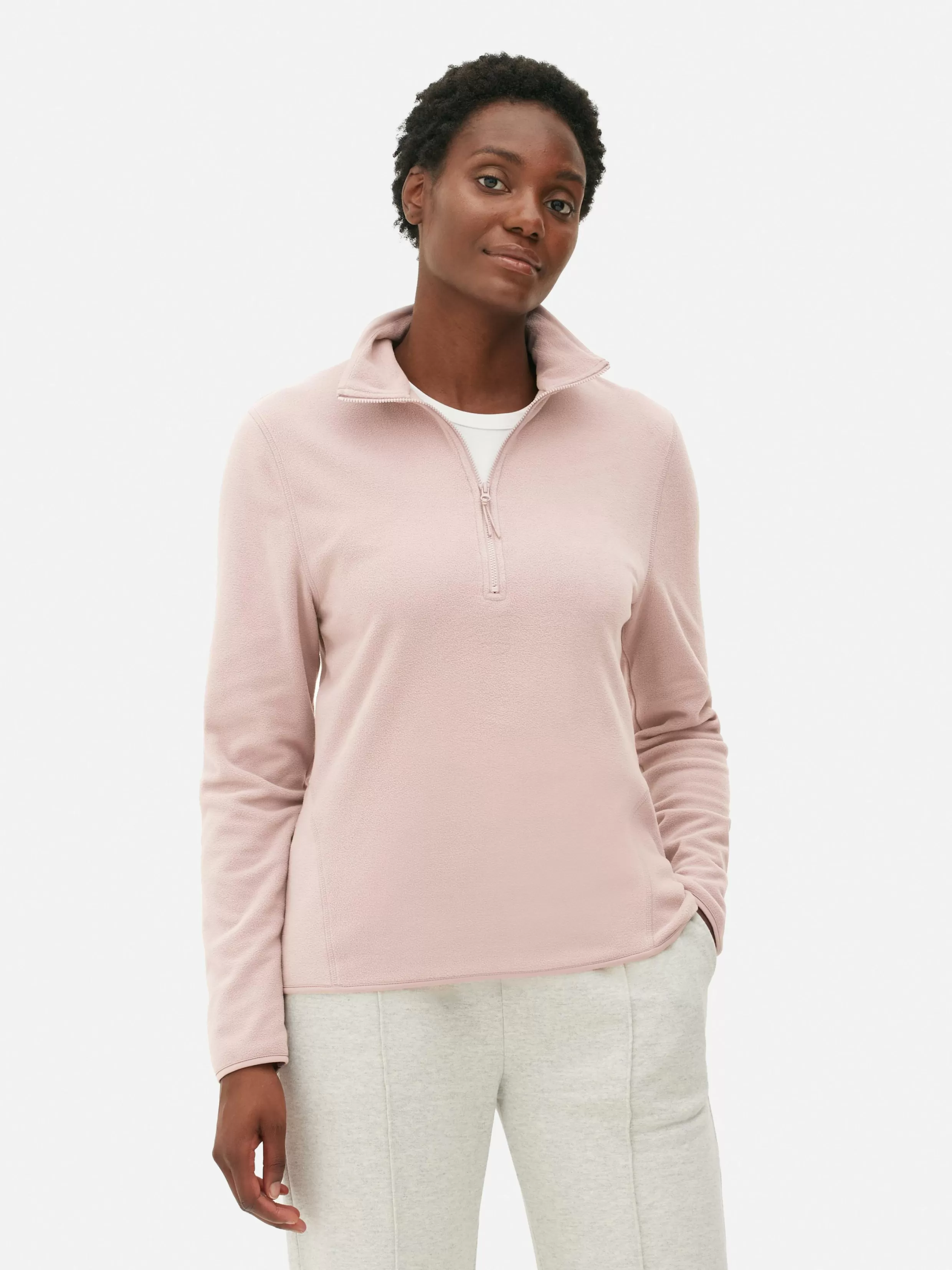 Flash Sale Half-Zip Fleece Women Sweaters And Cardigans